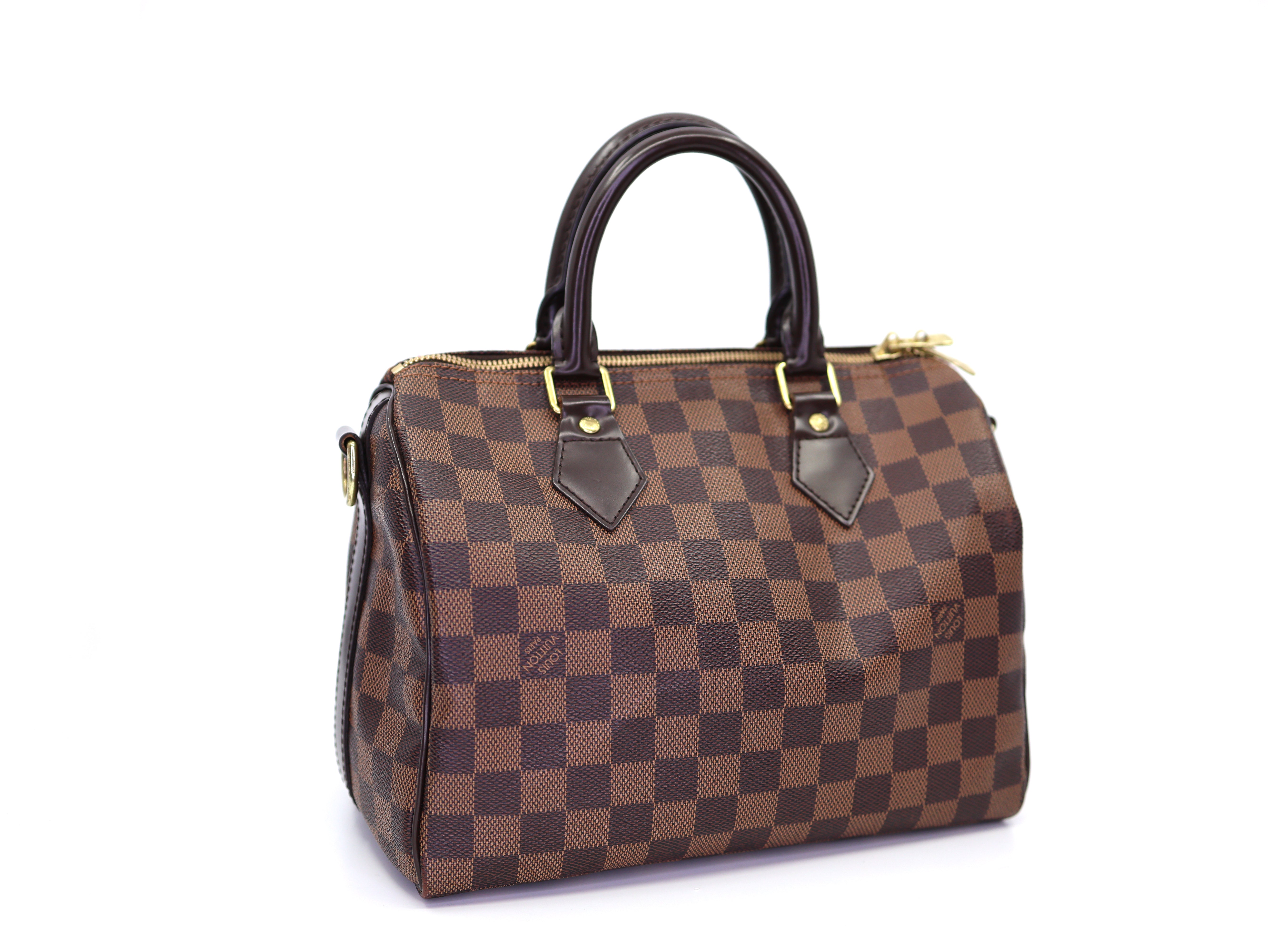 Louis Vuitton Damier Ebene Speedy Bandouliere 25