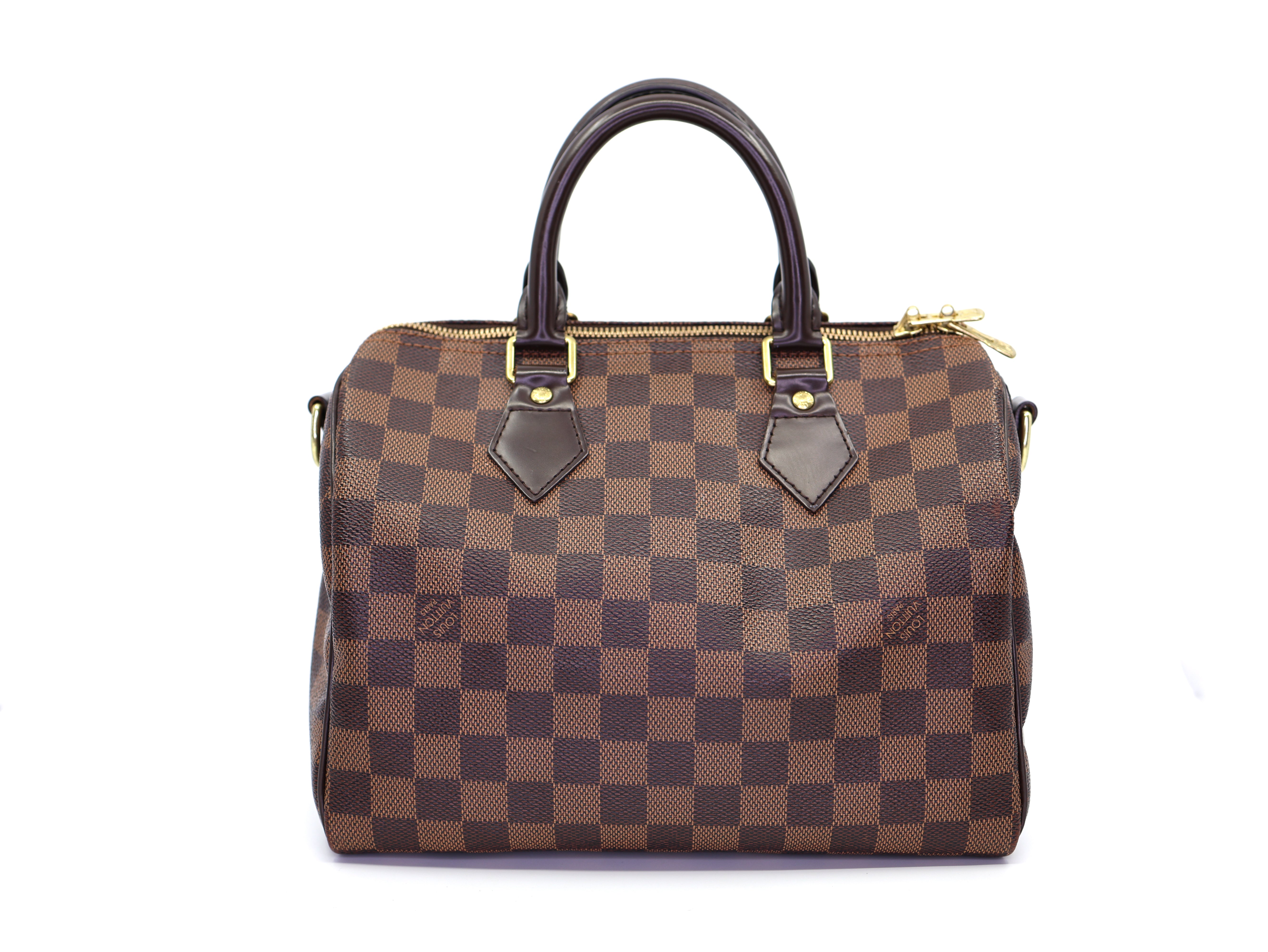 Louis Vuitton Damier Ebene Speedy Bandouliere 25