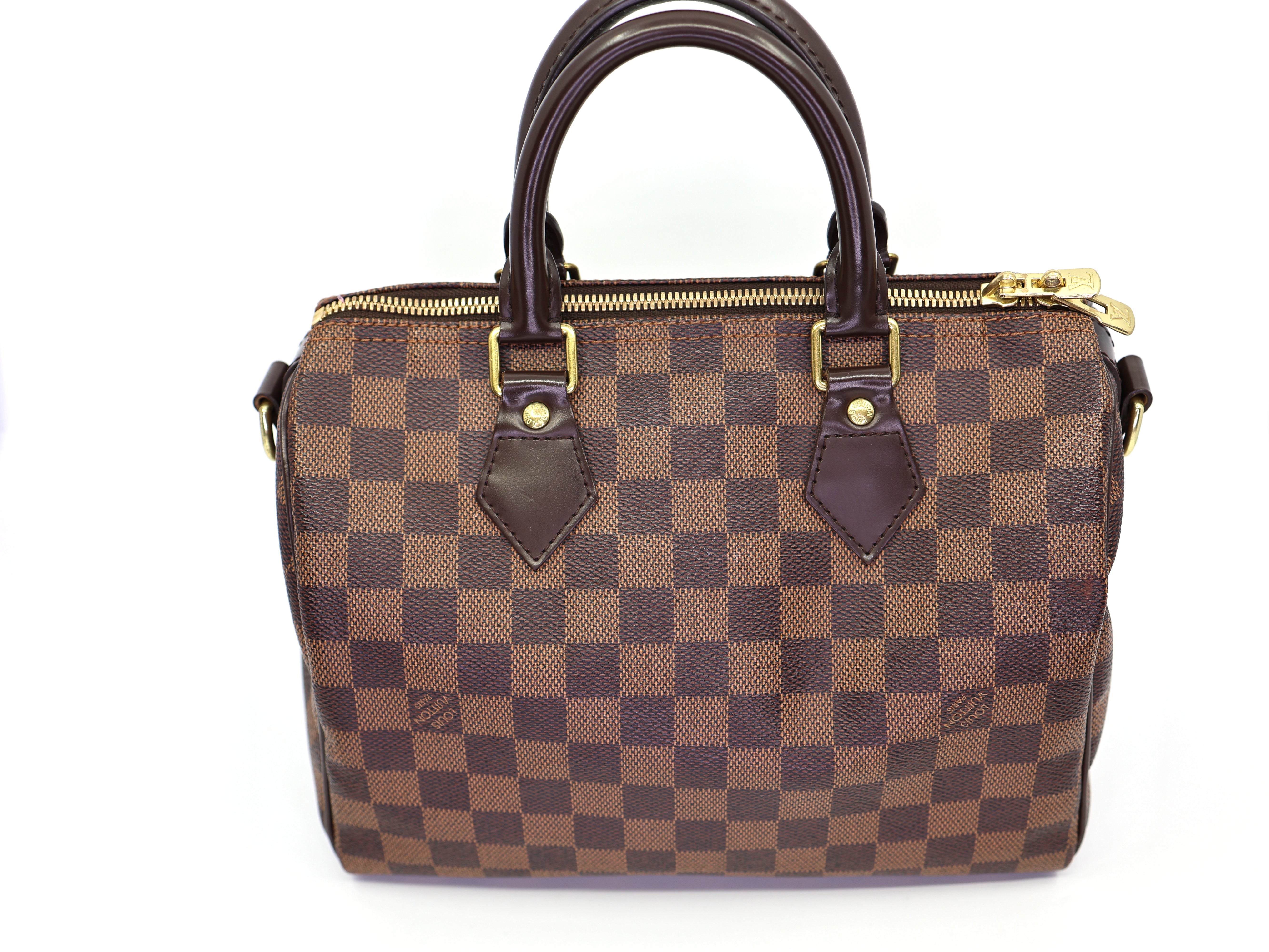 Louis Vuitton Damier Ebene Speedy Bandouliere 25