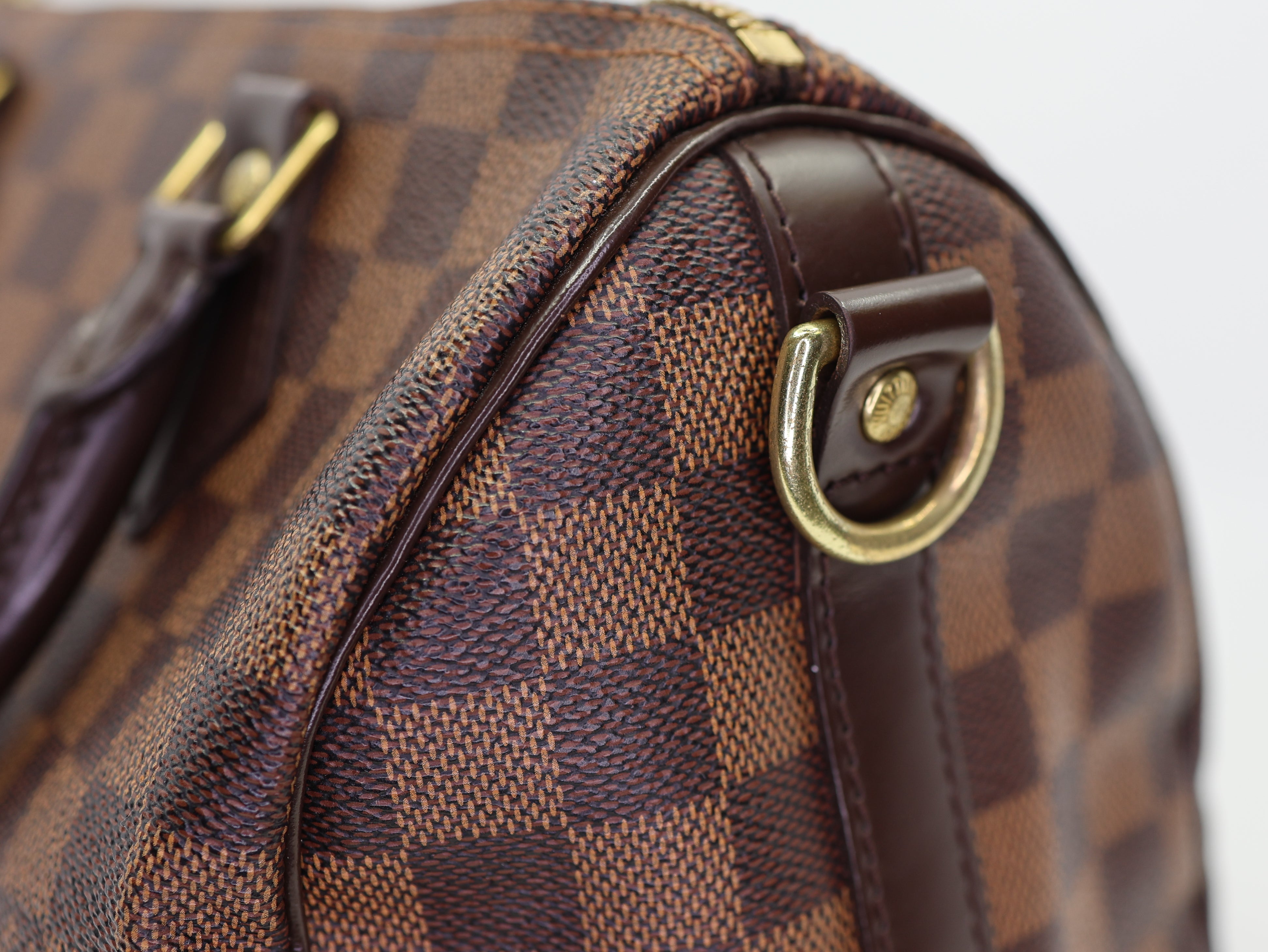 Louis Vuitton Damier Ebene Speedy Bandouliere 25