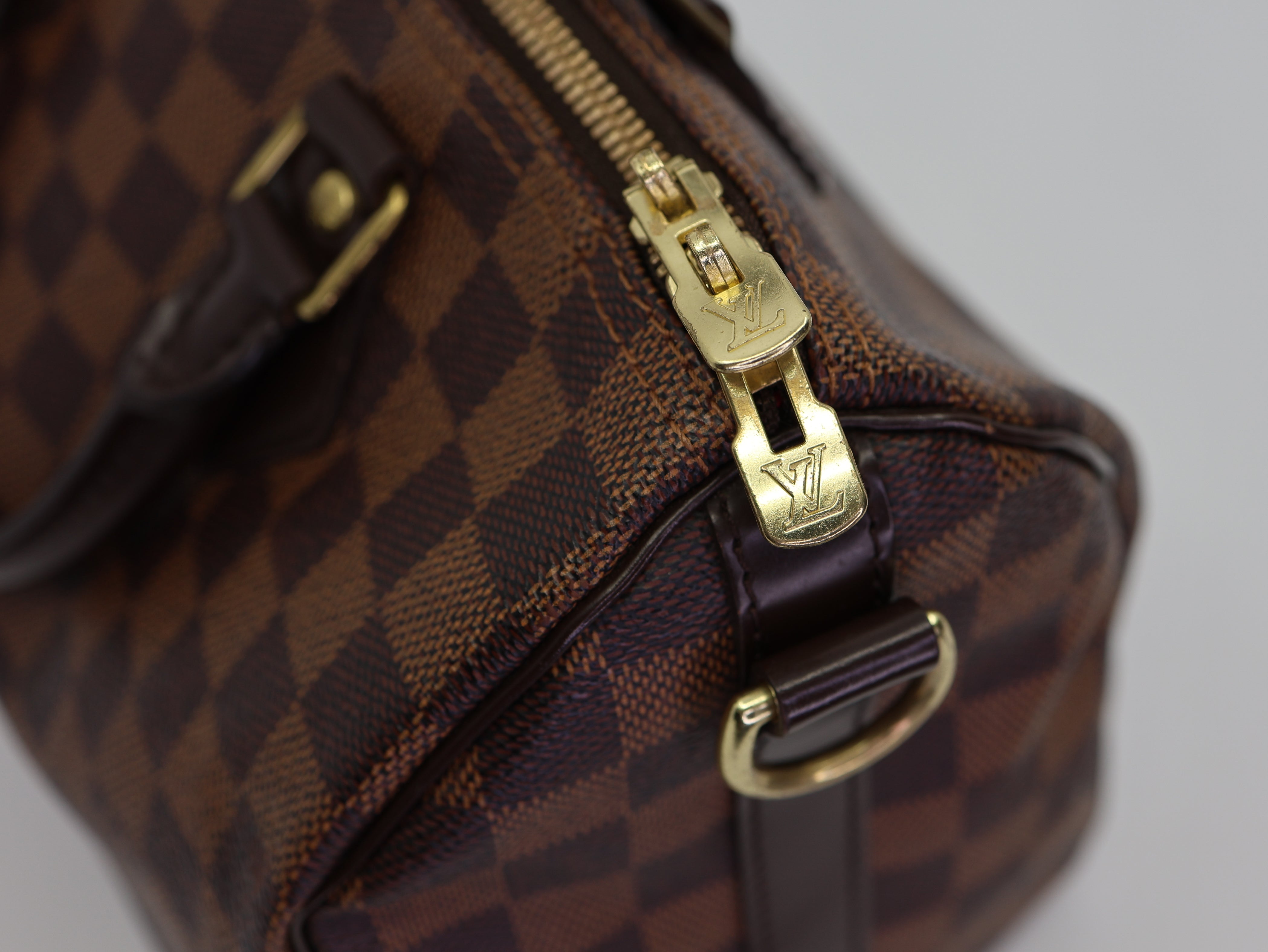 Louis Vuitton Damier Ebene Speedy Bandouliere 25