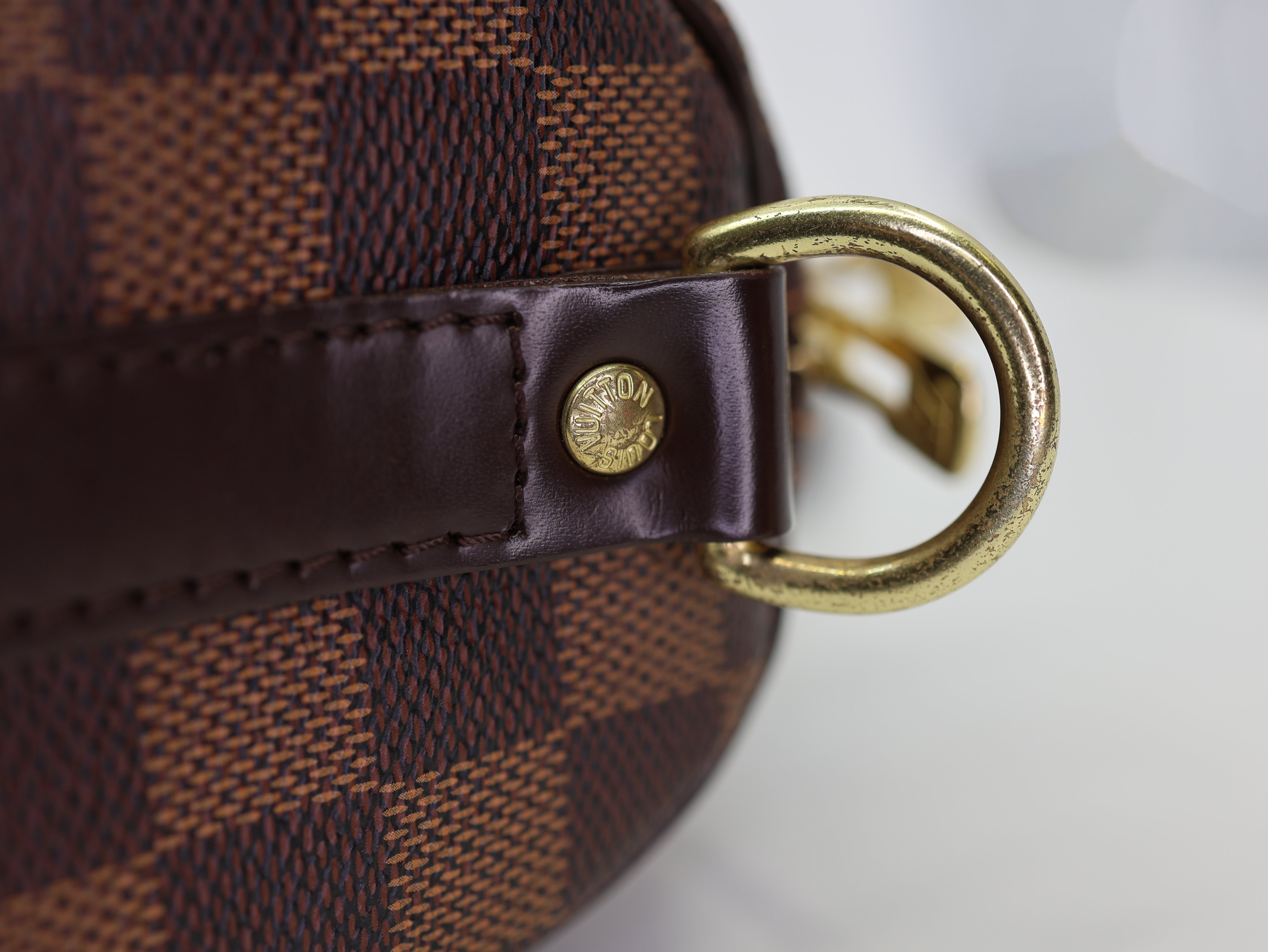 Louis Vuitton Damier Ebene Speedy Bandouliere 25