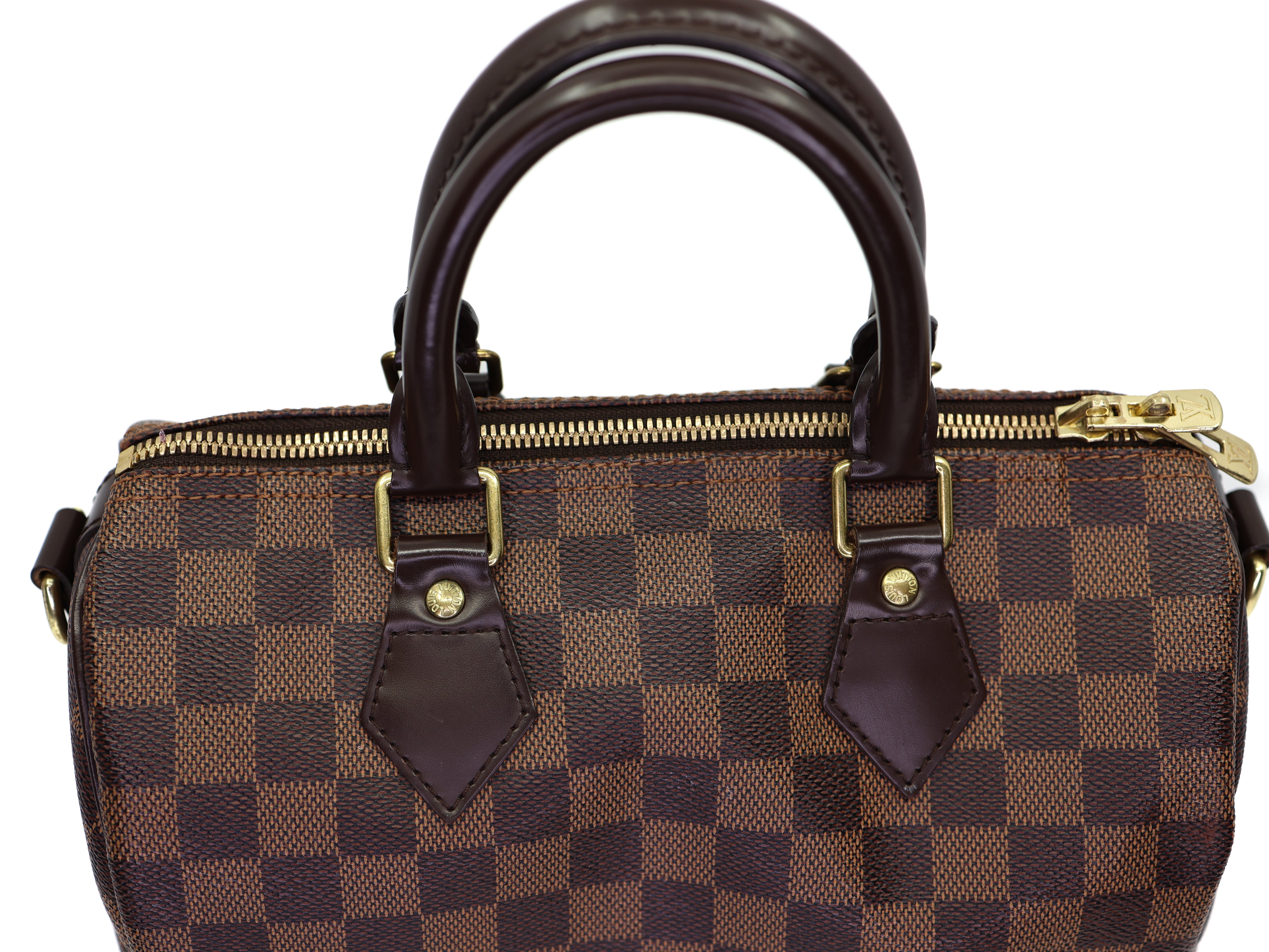 Louis Vuitton Damier Ebene Speedy Bandouliere 25