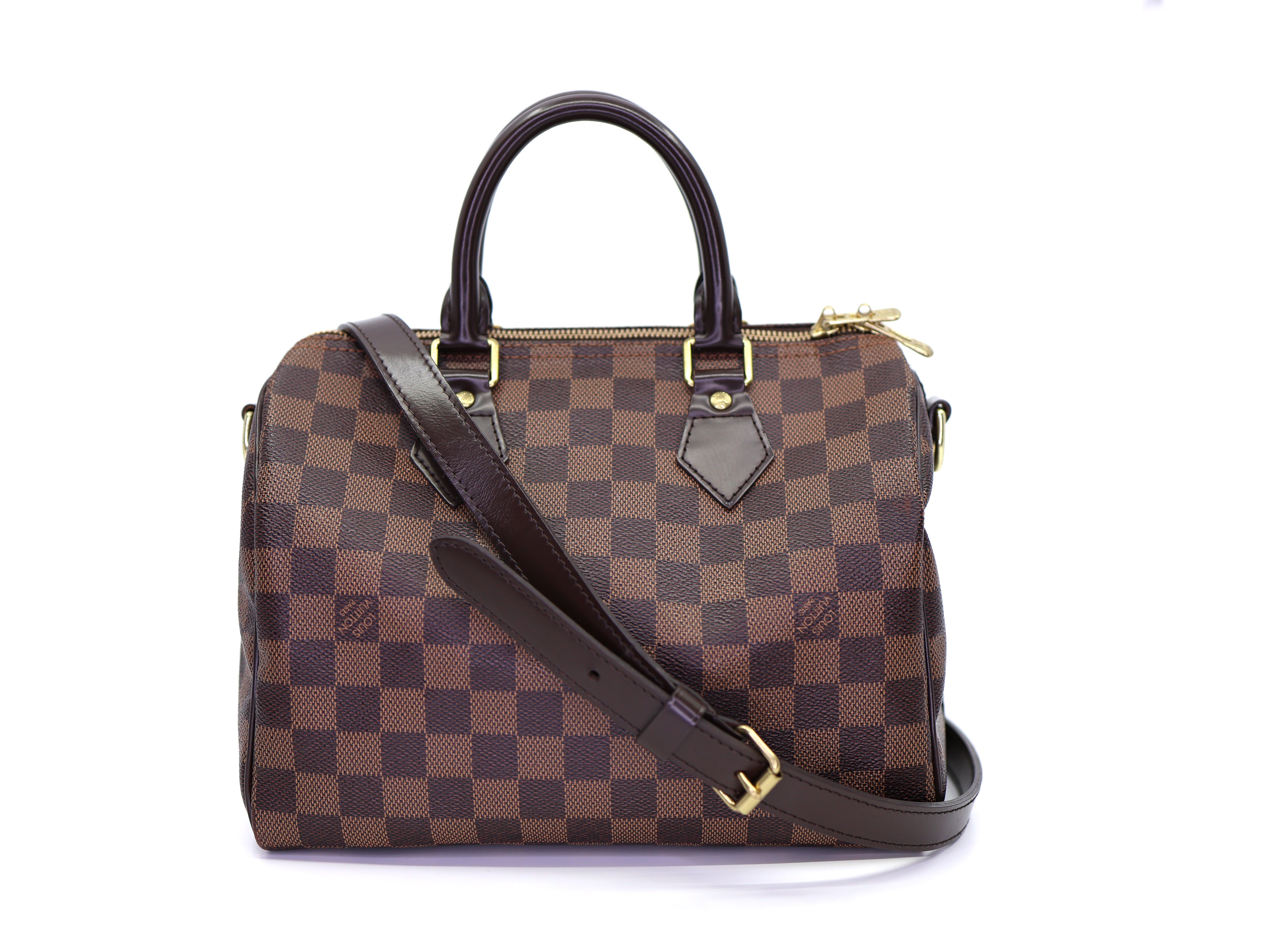 Louis Vuitton Damier Ebene Speedy Bandouliere 25