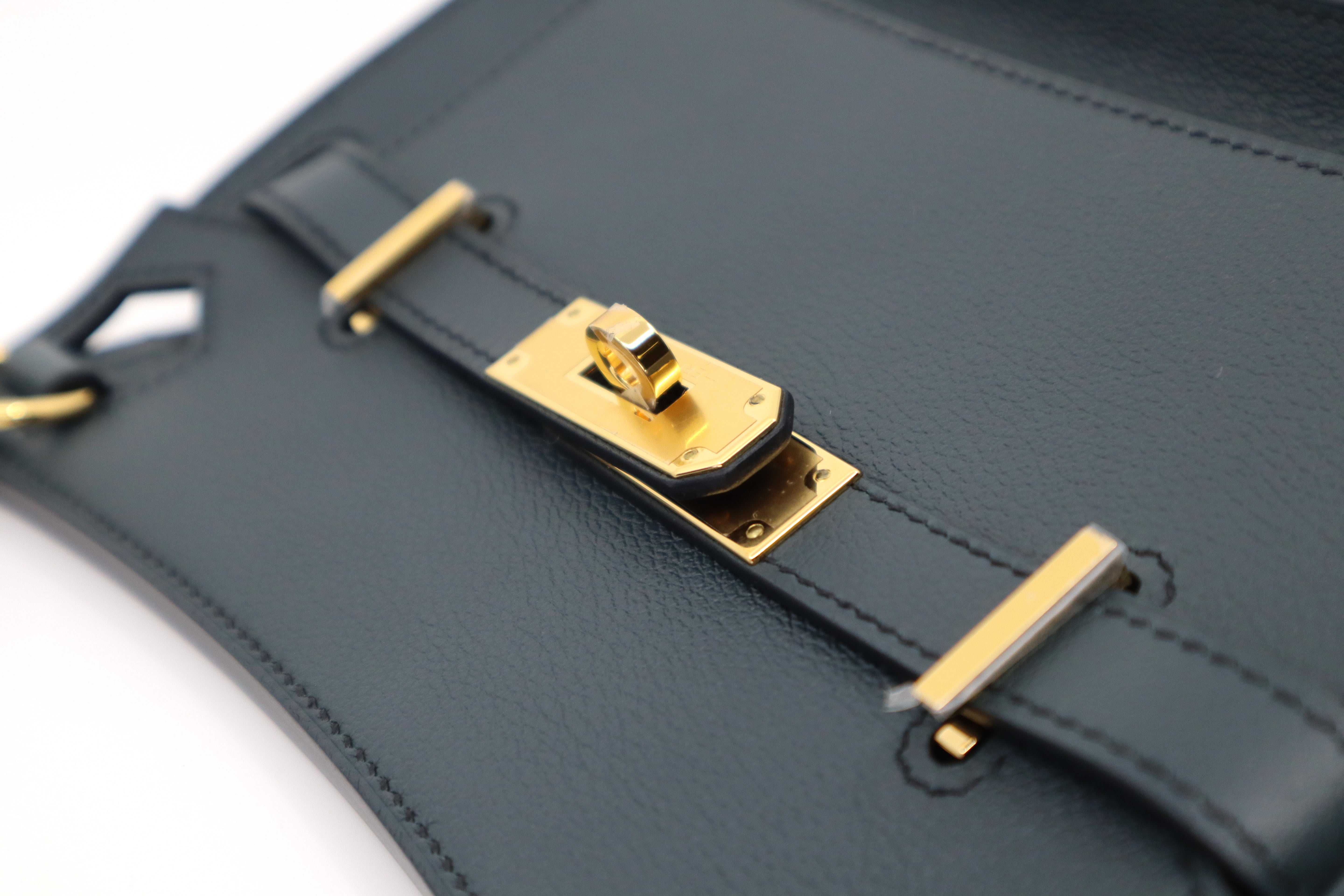 Hermes Jypsiere Mini Vert Cyprès Gold Hardware