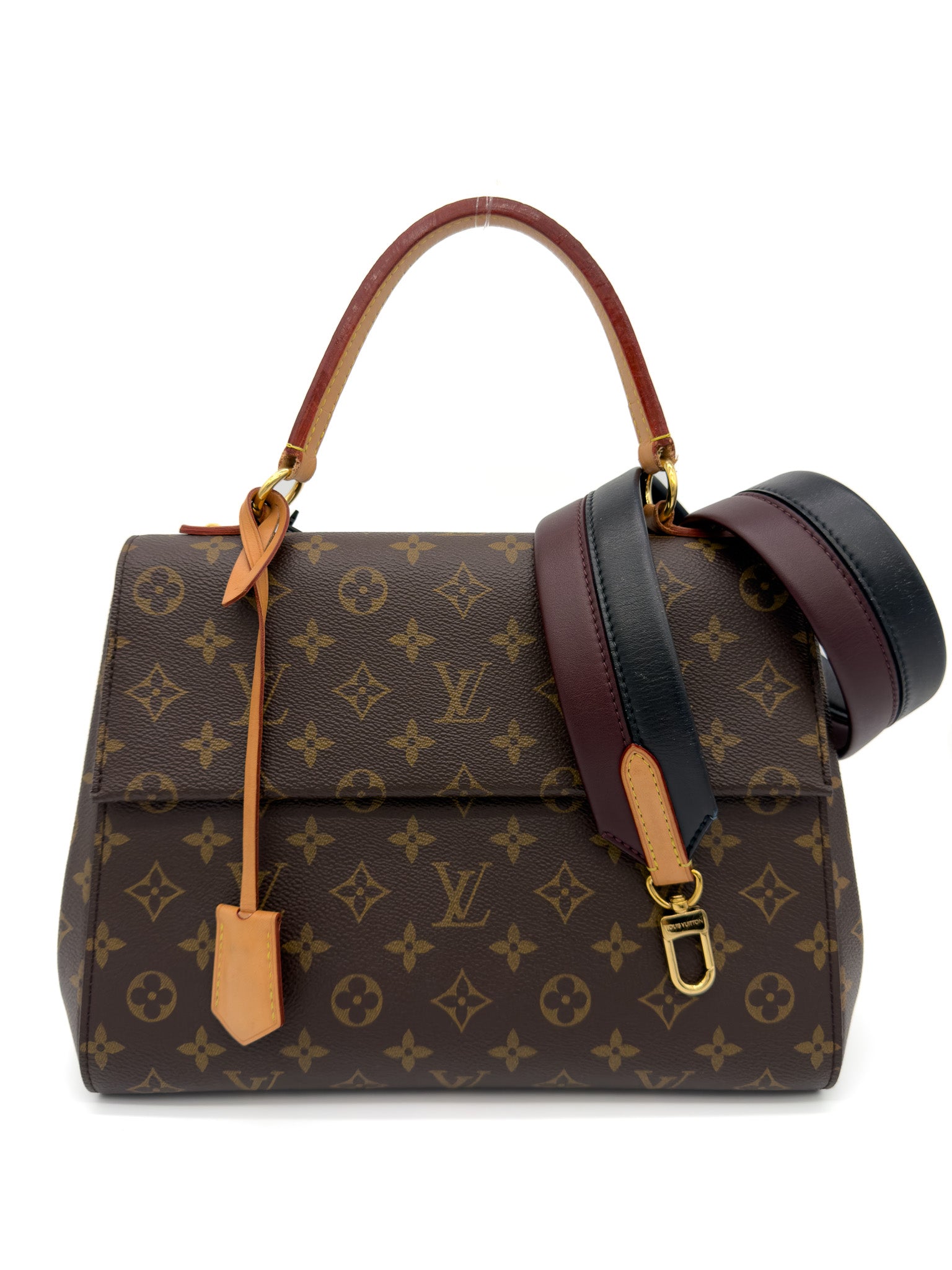Louis Vuitton Monogram Cluny MM Bordeaux Navy