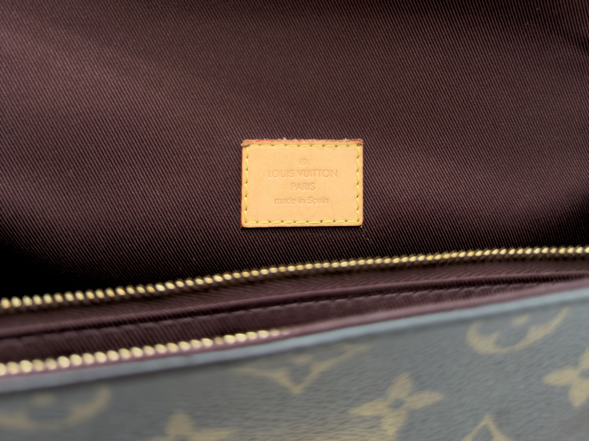 Louis Vuitton Monogram Cluny MM Bordeaux Navy