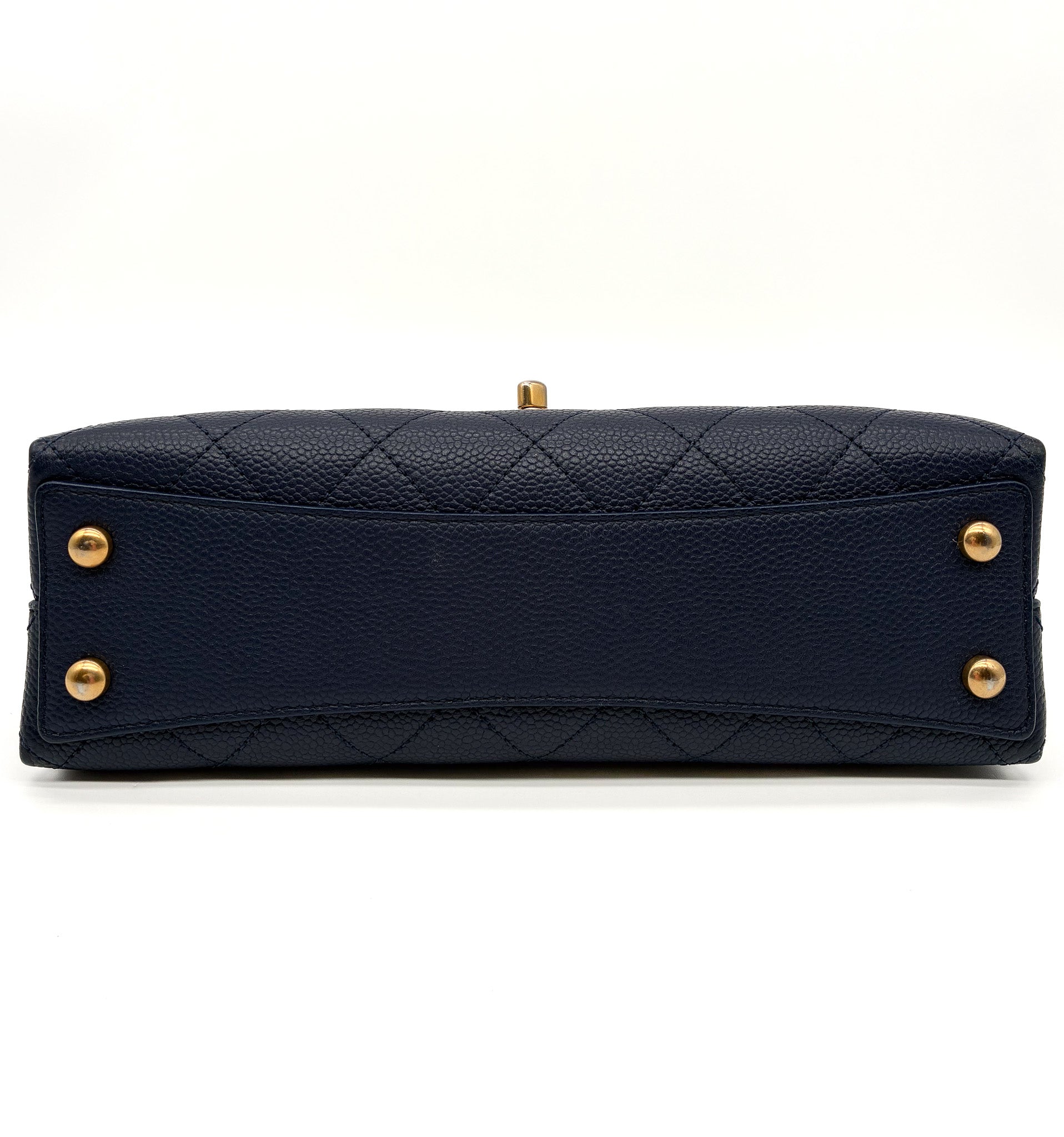 Chanel Medium Business Affinity Top Handle Bag – Navy Blue Caviar Leather