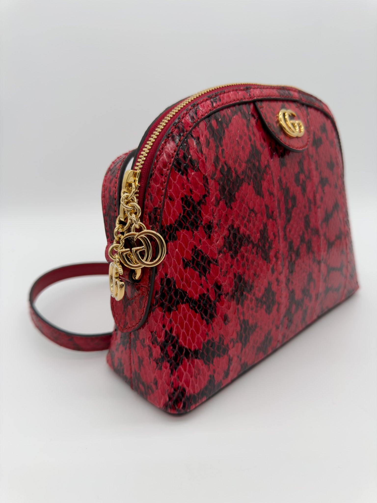 Gucci Ophidia Small Snakeskin Shoulder Bag