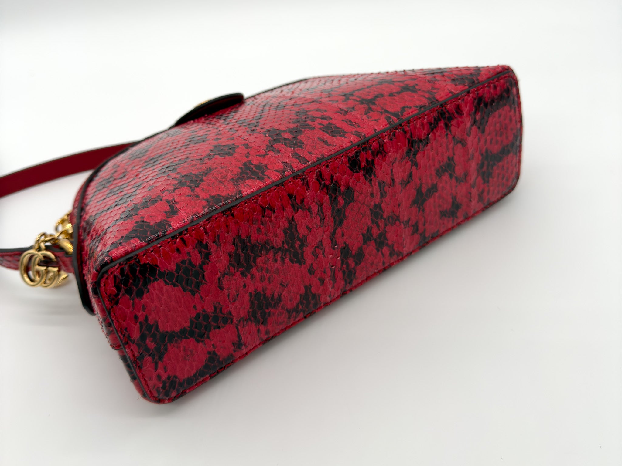Gucci Ophidia Small Snakeskin Shoulder Bag