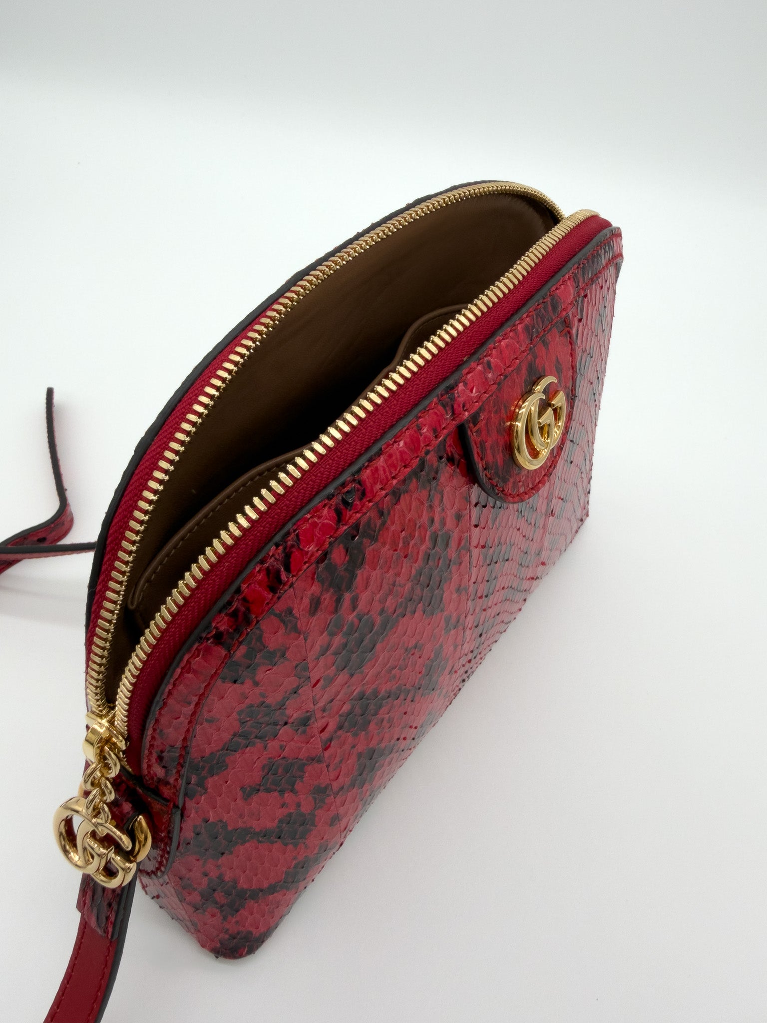 Gucci Ophidia Small Snakeskin Shoulder Bag