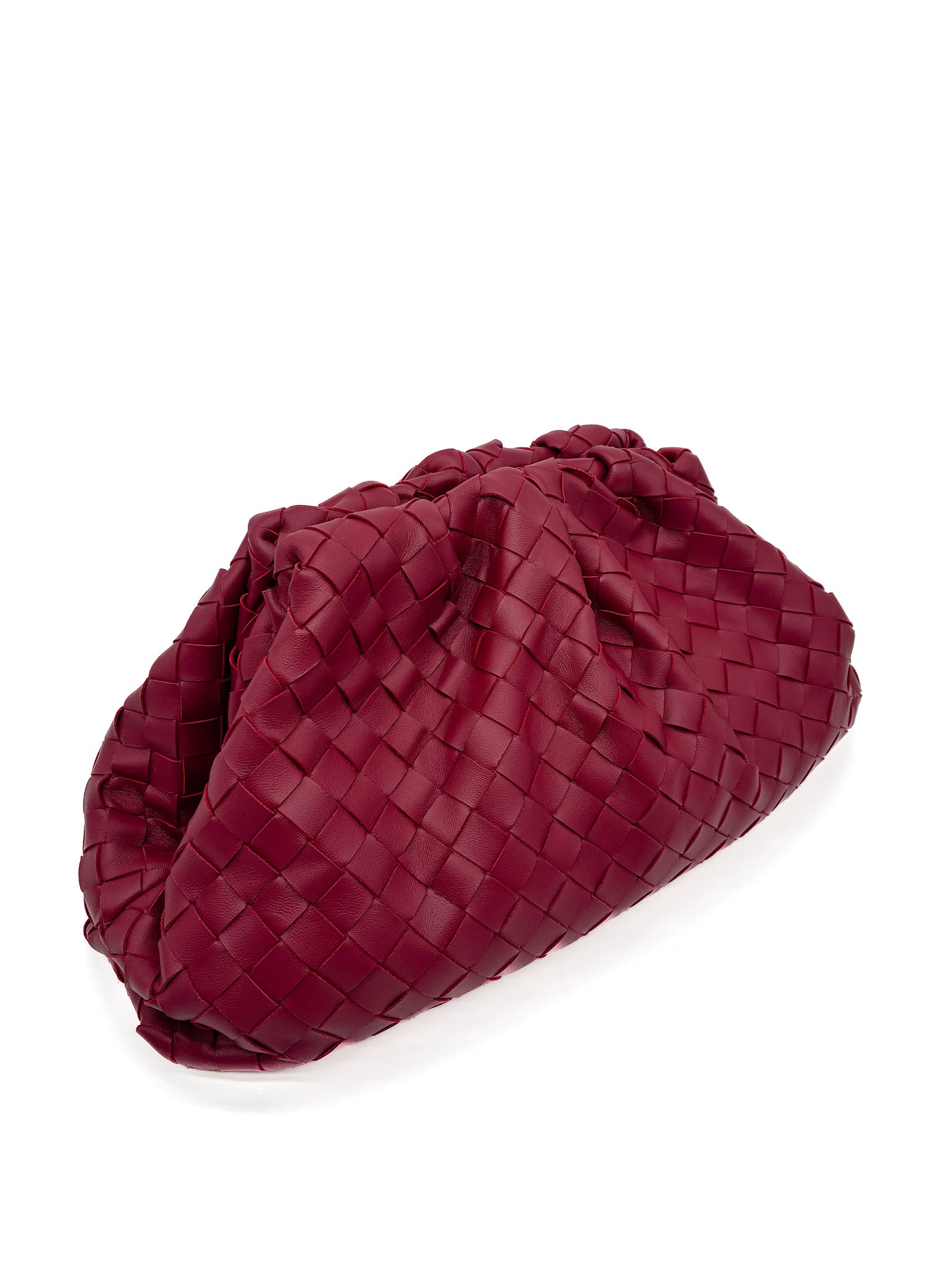 Bottega Veneta Intrecciato Woven Nappa The Pouch Clutch Bag