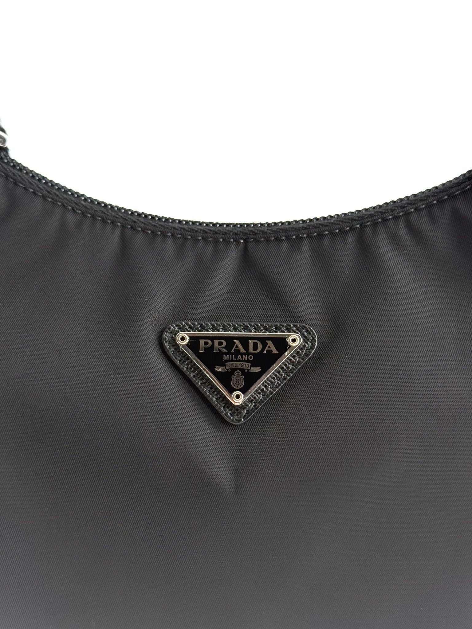 Prada Tessuto Nylon Mini Re-Edition 2000 Bag Black