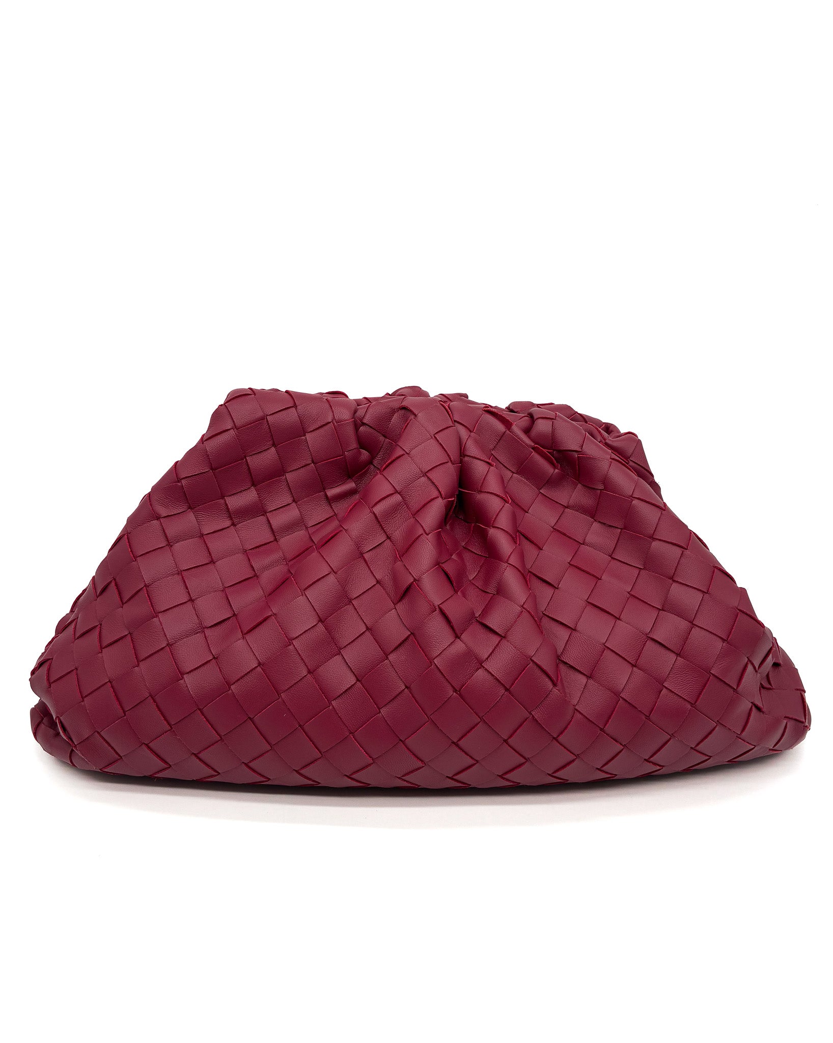 Bottega Veneta Intrecciato Woven Nappa The Pouch Clutch Bag