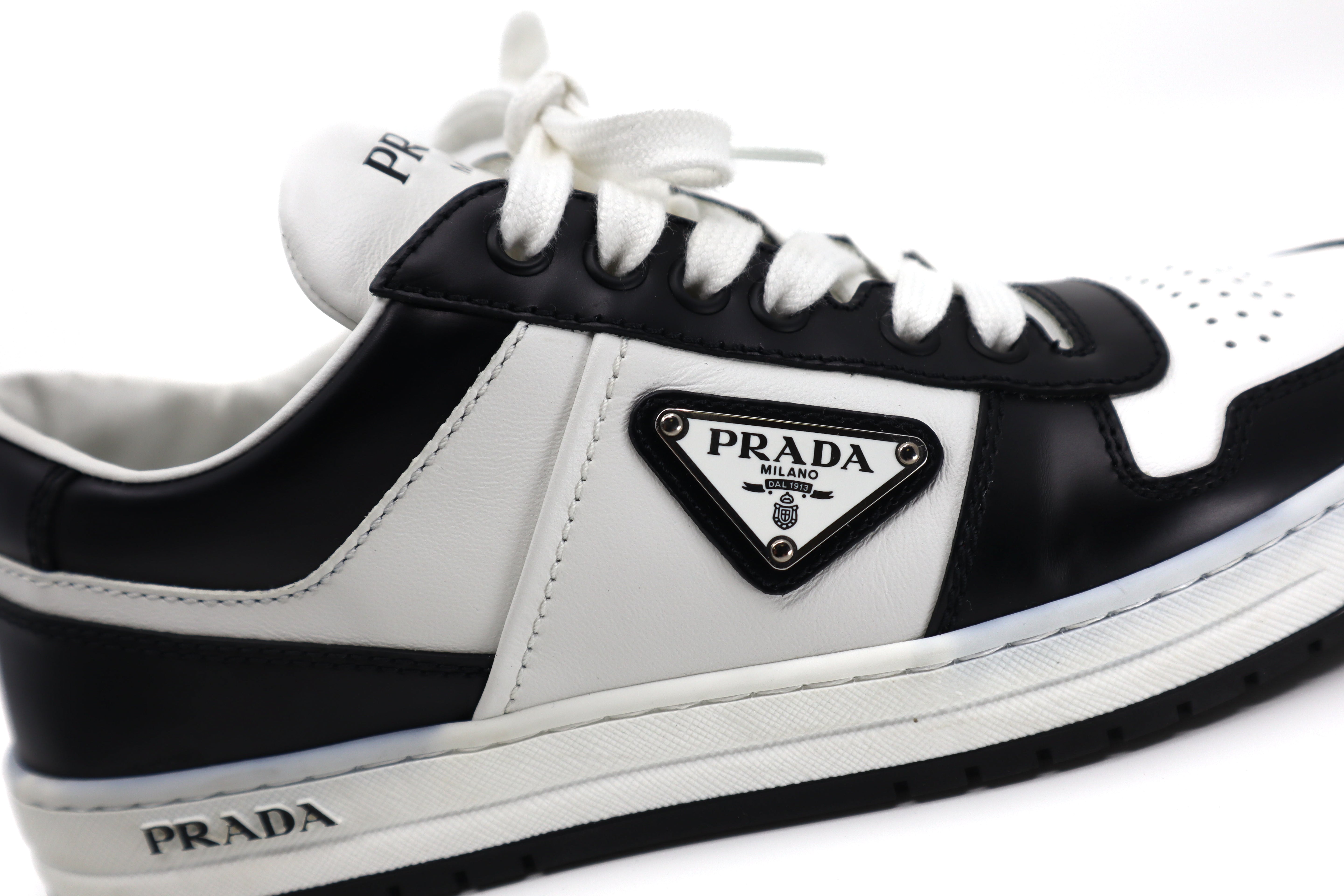 Prada Unisex Downtown Sneakers Size 37