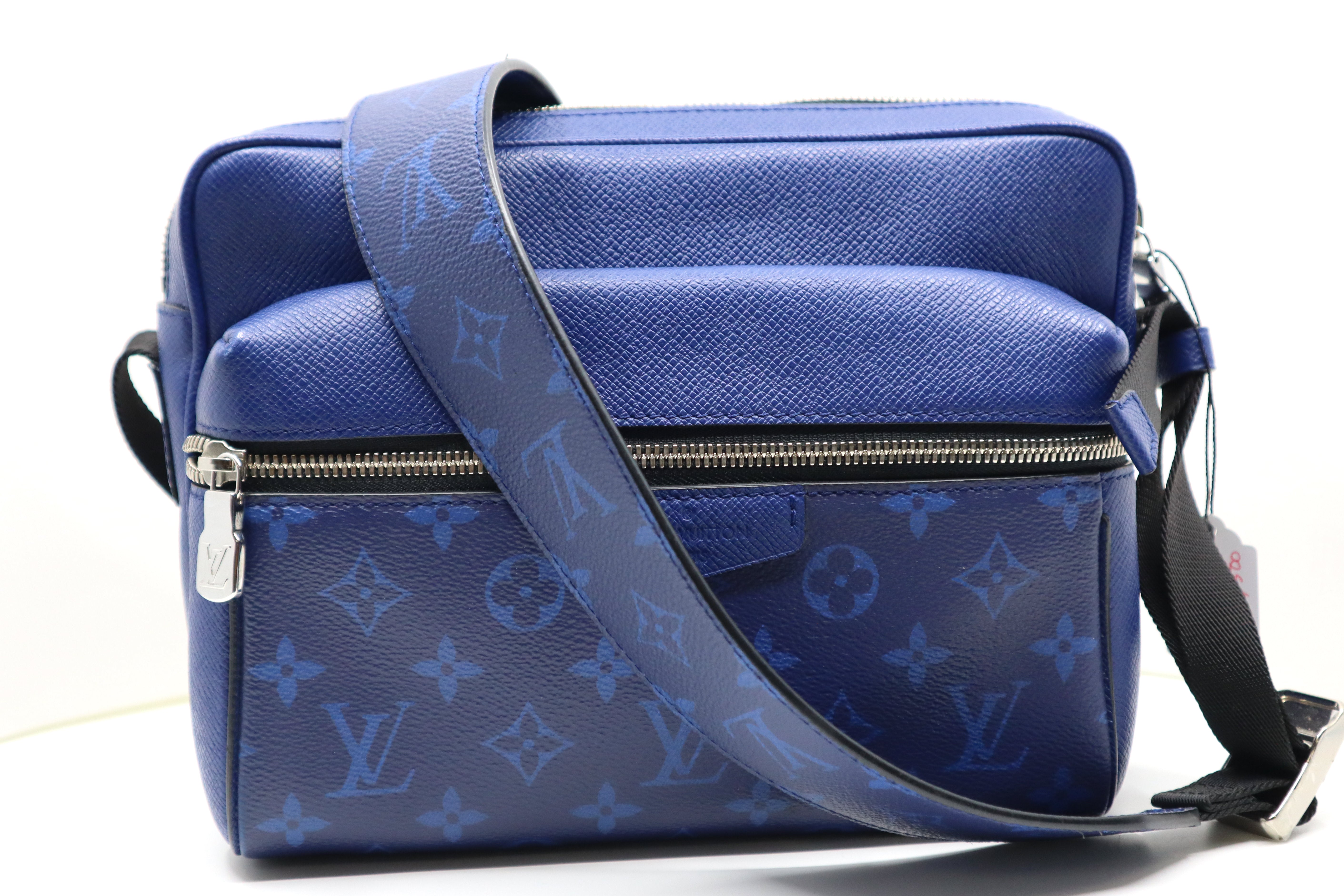 Louis Vuitton Cobalt Monogram Canvas & Taiga Outdoor Messenger