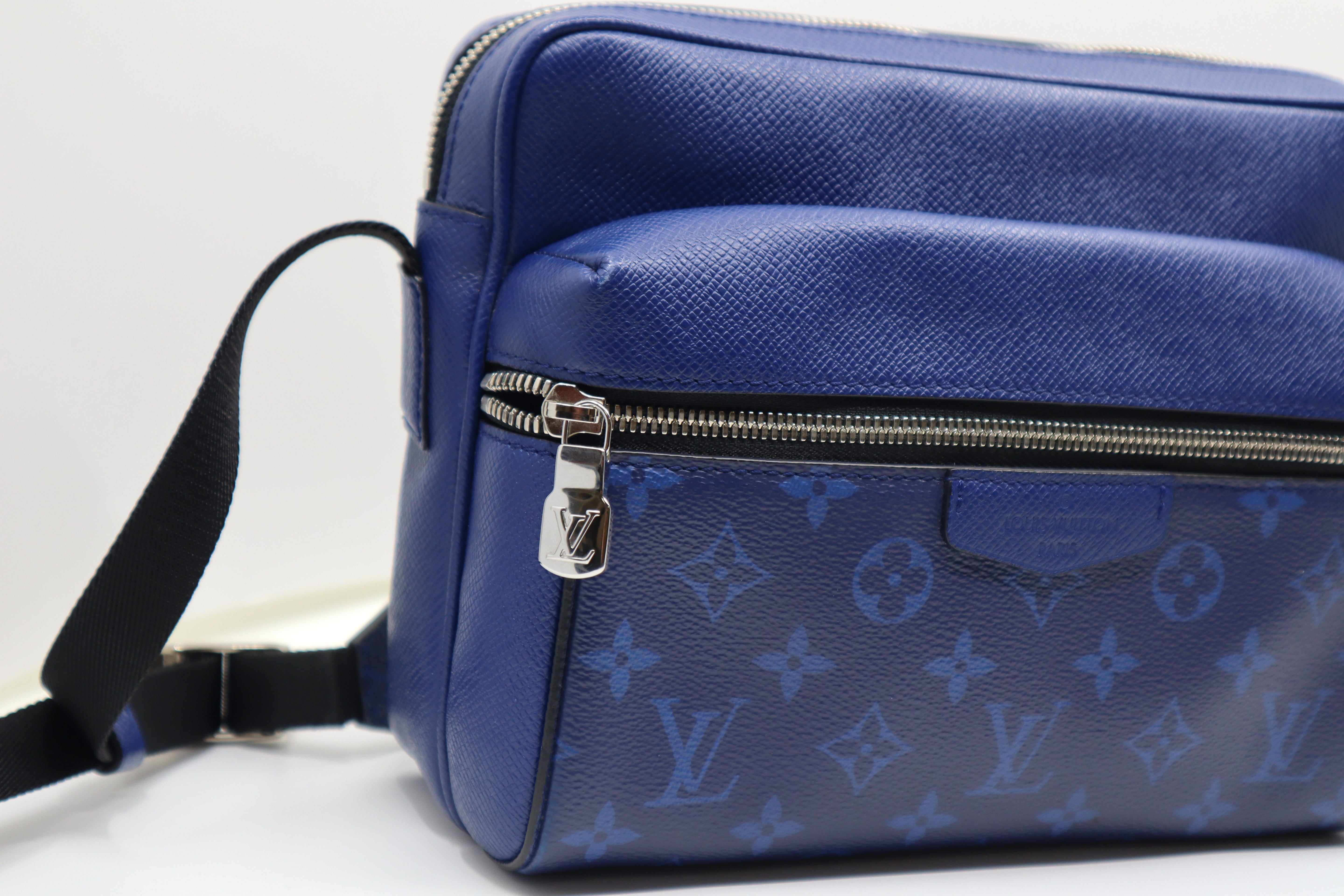 Louis Vuitton Cobalt Monogram Canvas & Taiga Outdoor Messenger