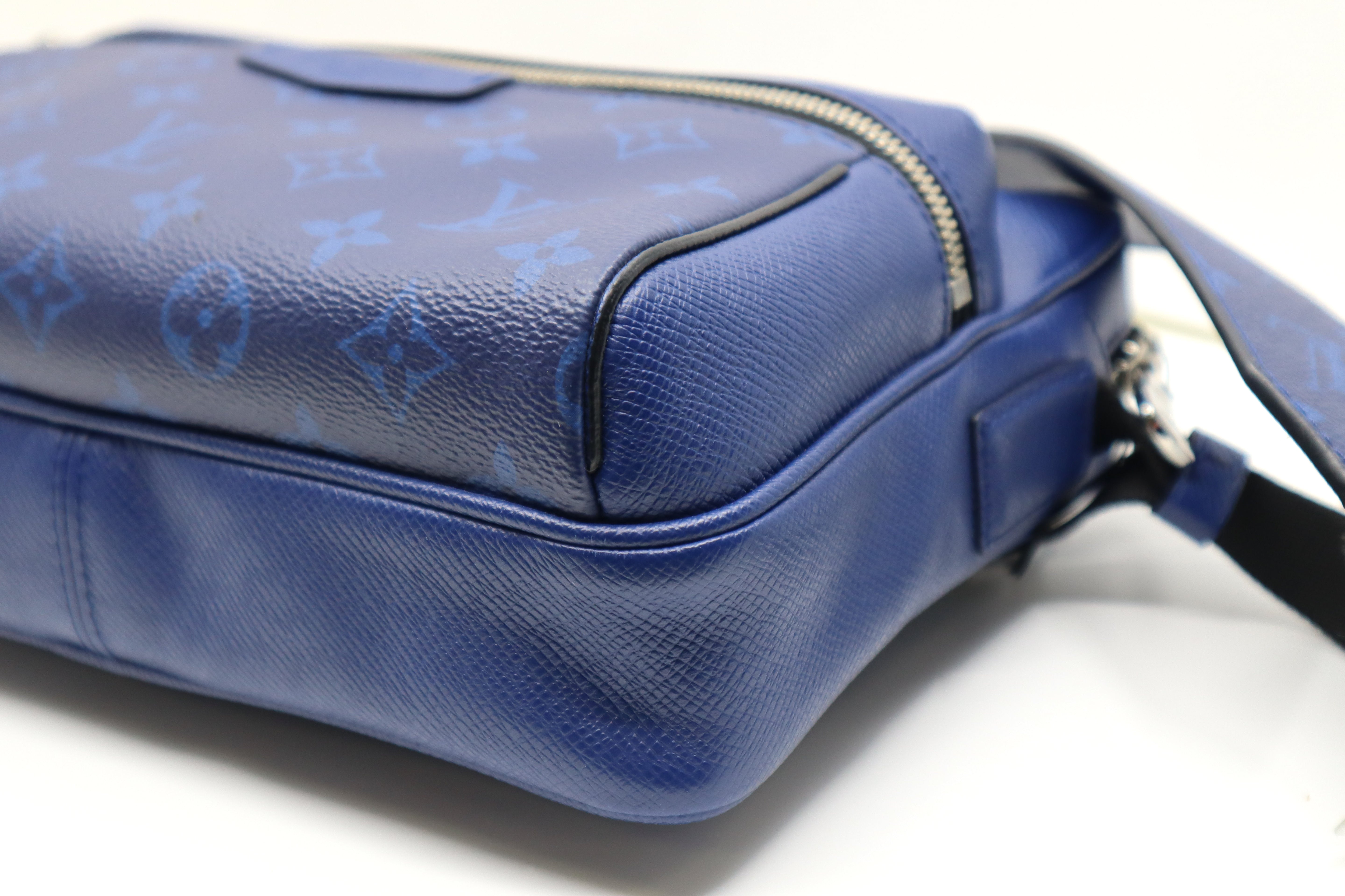 Louis Vuitton Cobalt Monogram Canvas & Taiga Outdoor Messenger