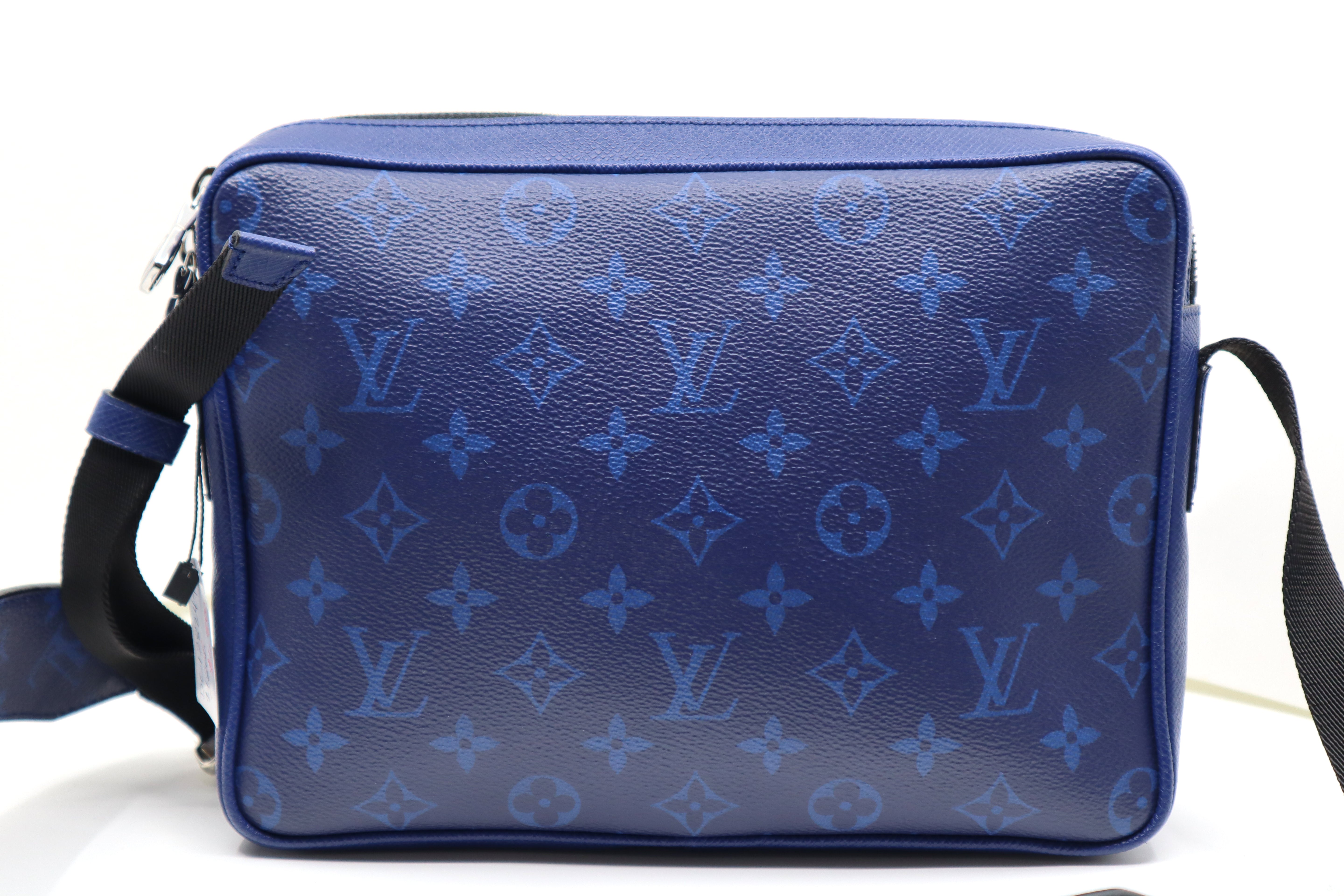 Louis Vuitton Cobalt Monogram Canvas & Taiga Outdoor Messenger