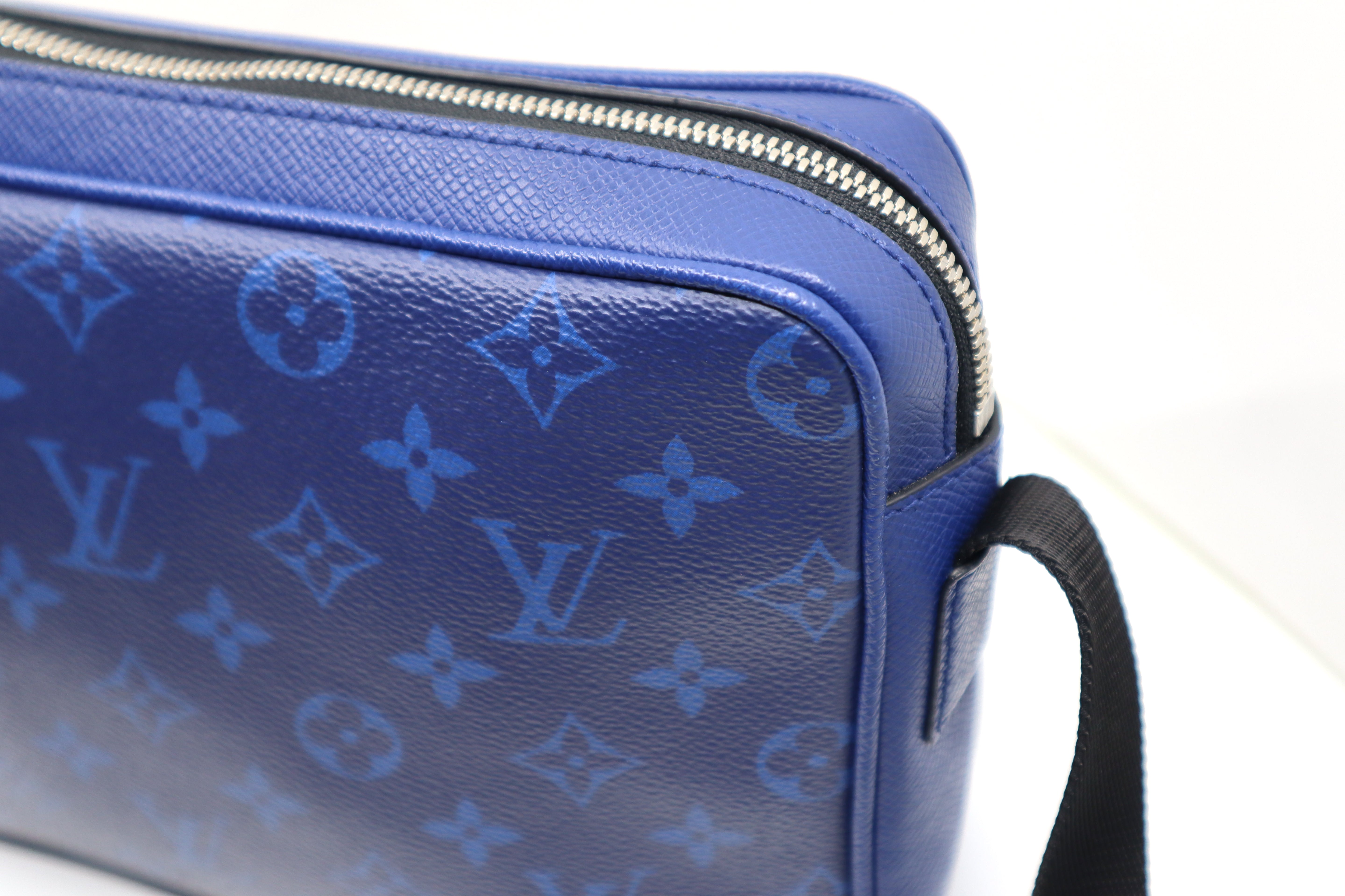 Louis Vuitton Cobalt Monogram Canvas & Taiga Outdoor Messenger