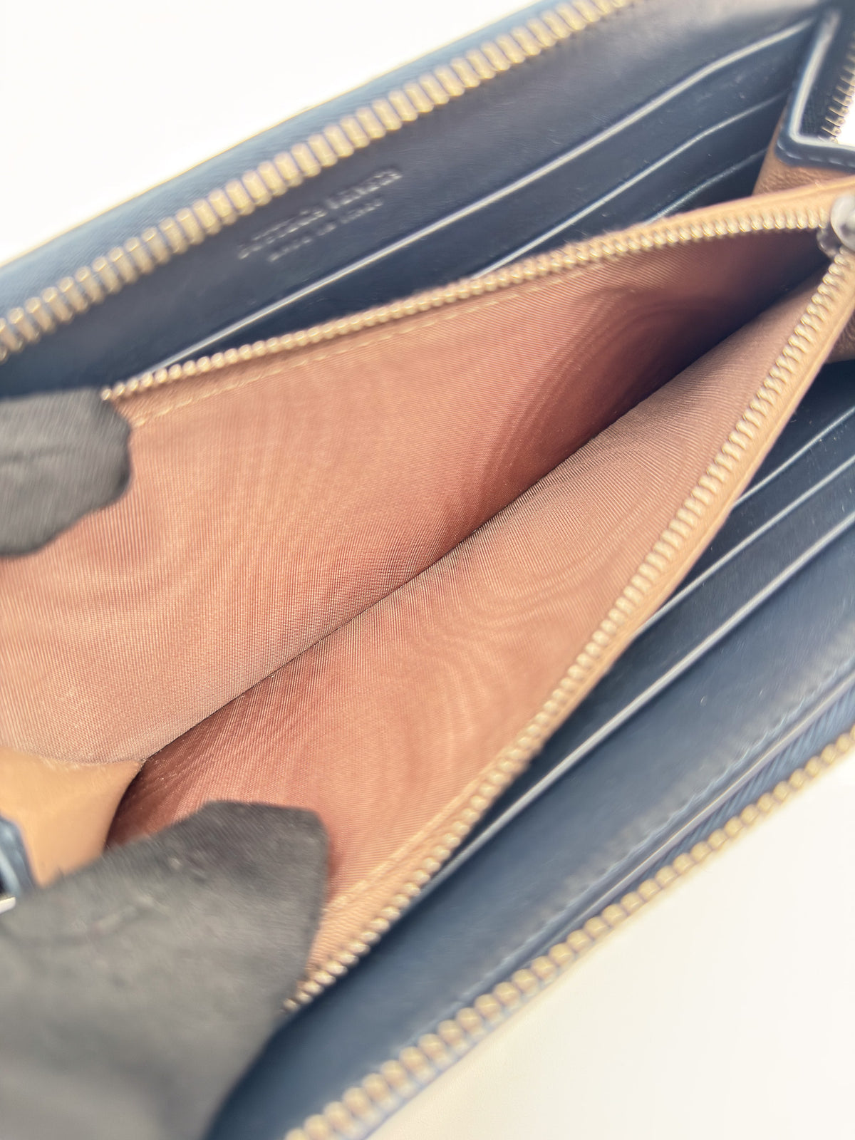 Bottega Veneta Intrecciato Woven Leather Zip-Around Wallet