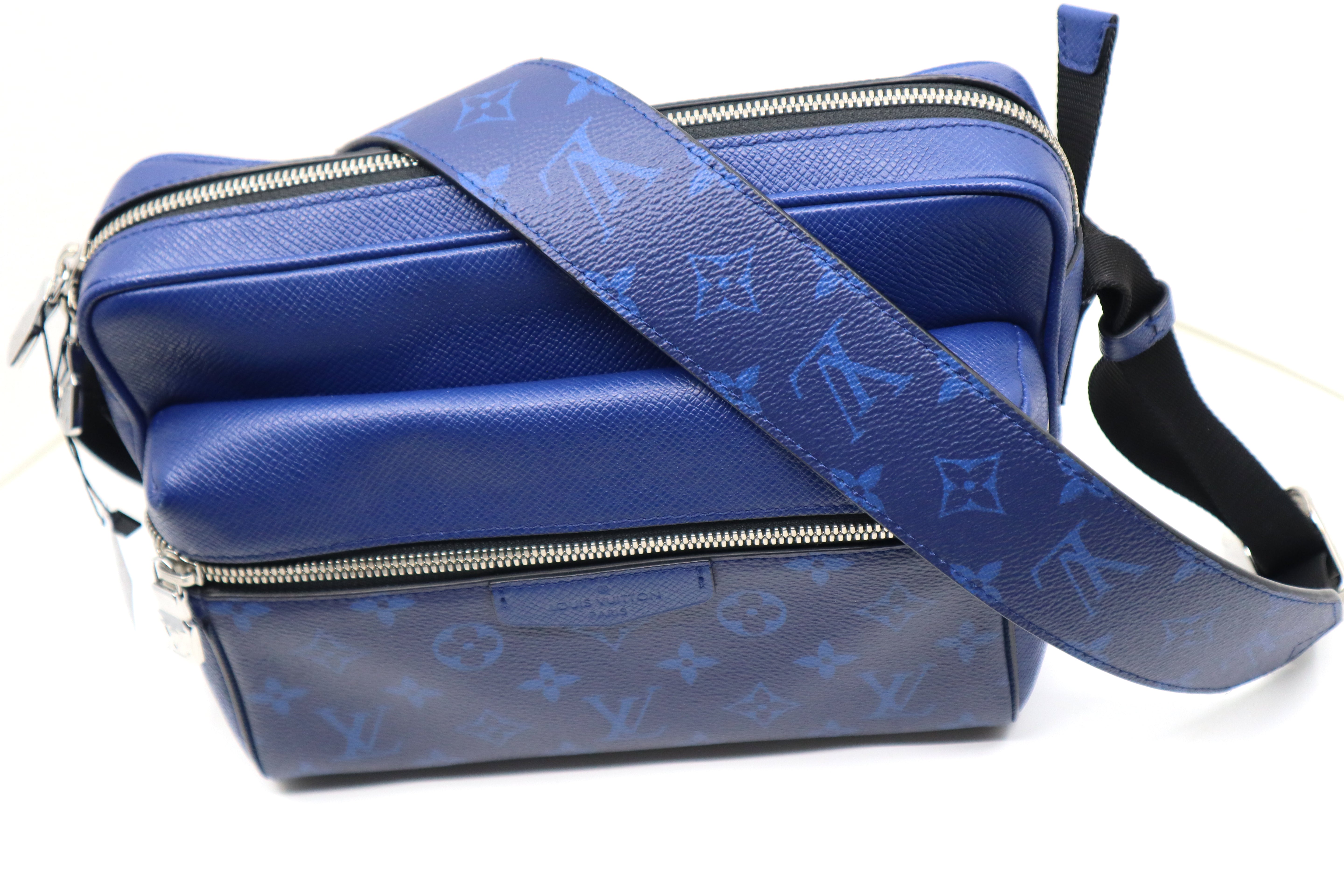 Louis Vuitton Cobalt Monogram Canvas & Taiga Outdoor Messenger