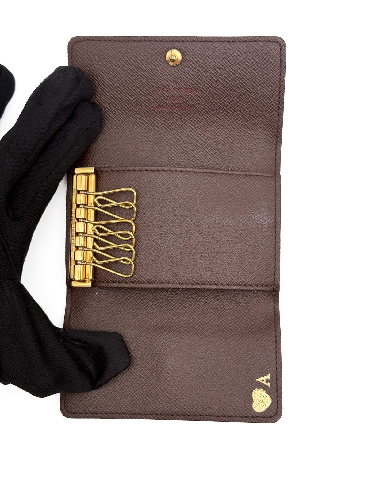 Louis Vuitton Key Holder Damier Ebene 6 key