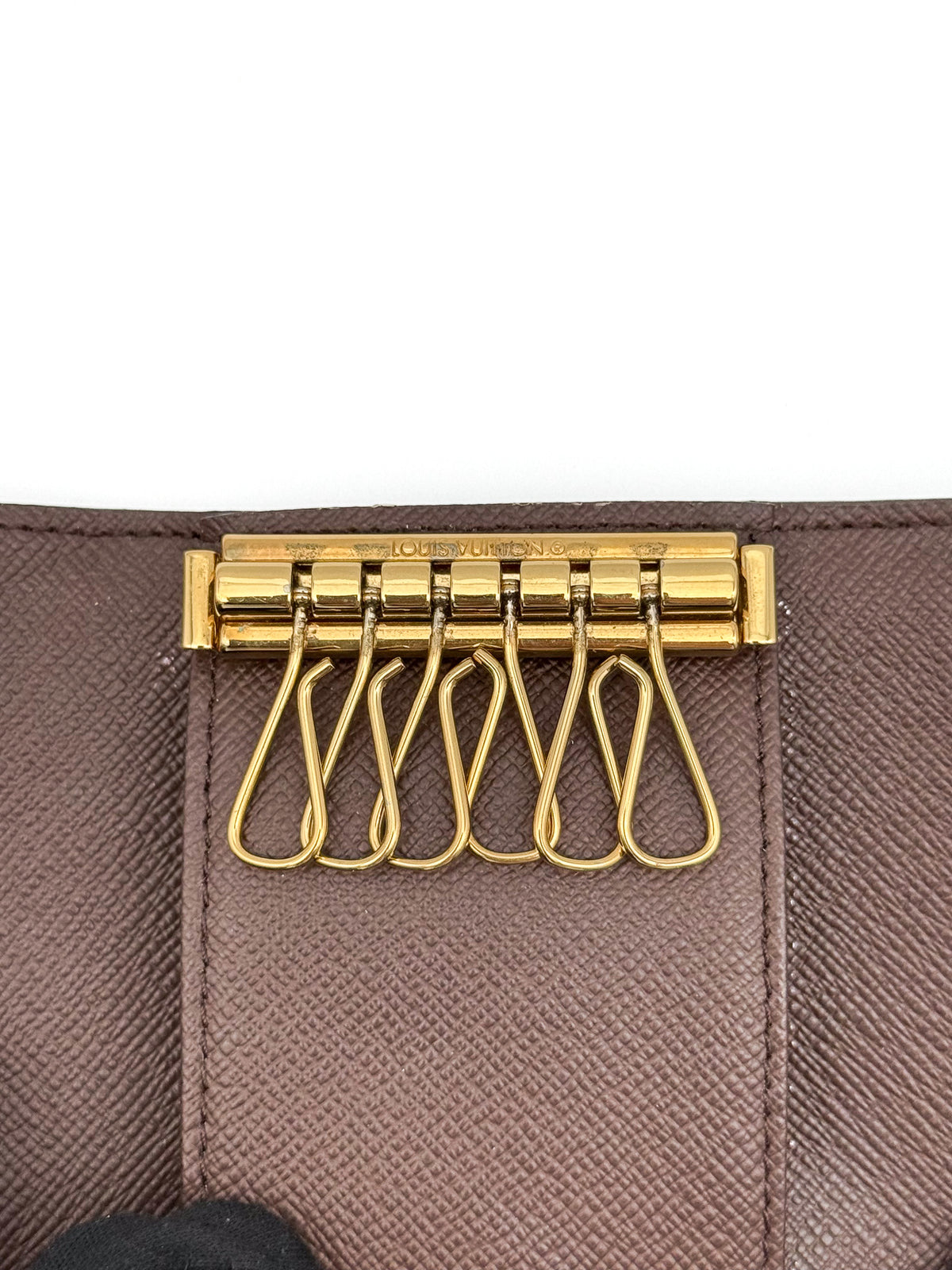 Louis Vuitton Key Holder Damier Ebene 6 key