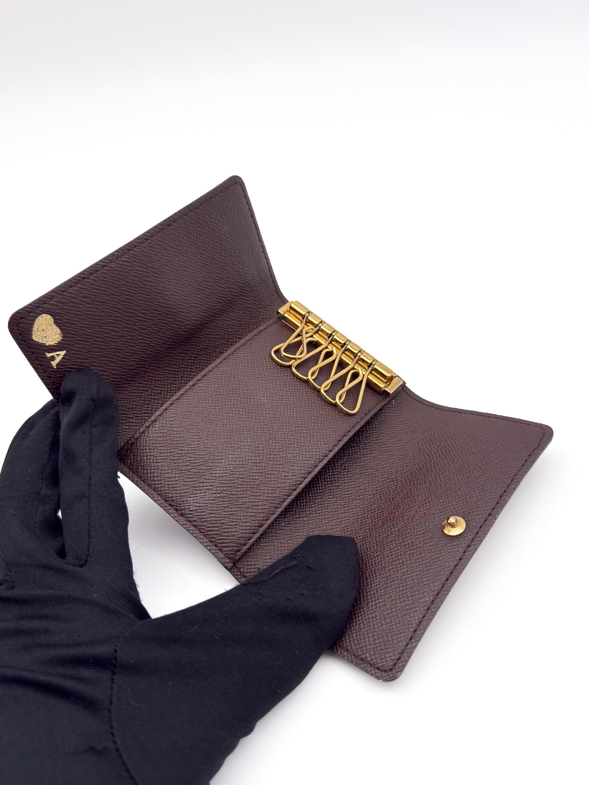 Louis Vuitton Key Holder Damier Ebene 6 key