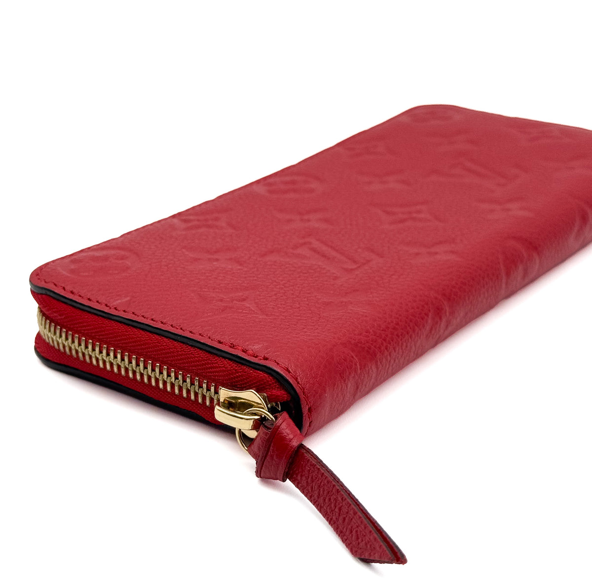 Louis Vuitton Clemence Long Wallet Red