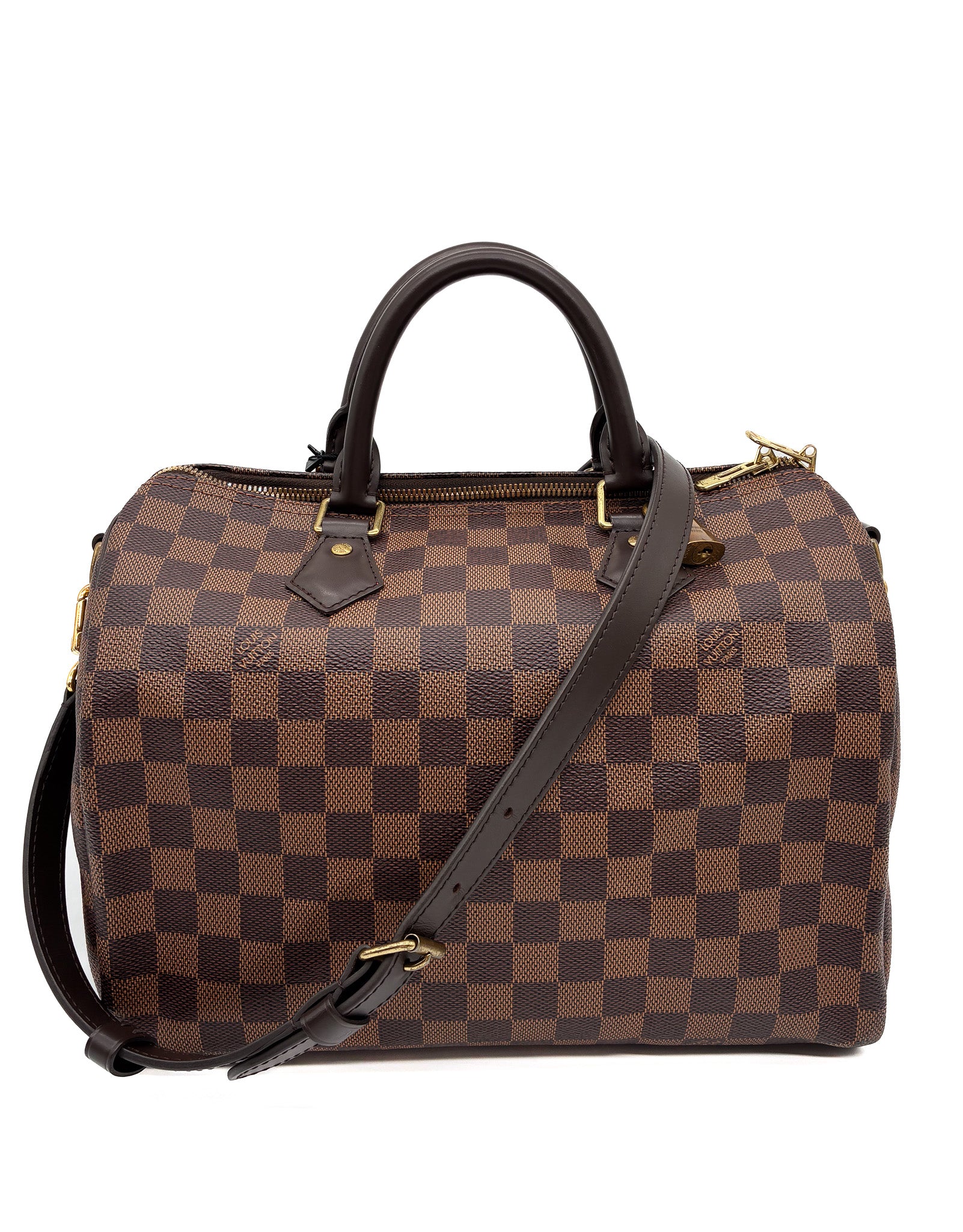 Louis Vuitton Speedy Bandouliere 30 Damier Ebene