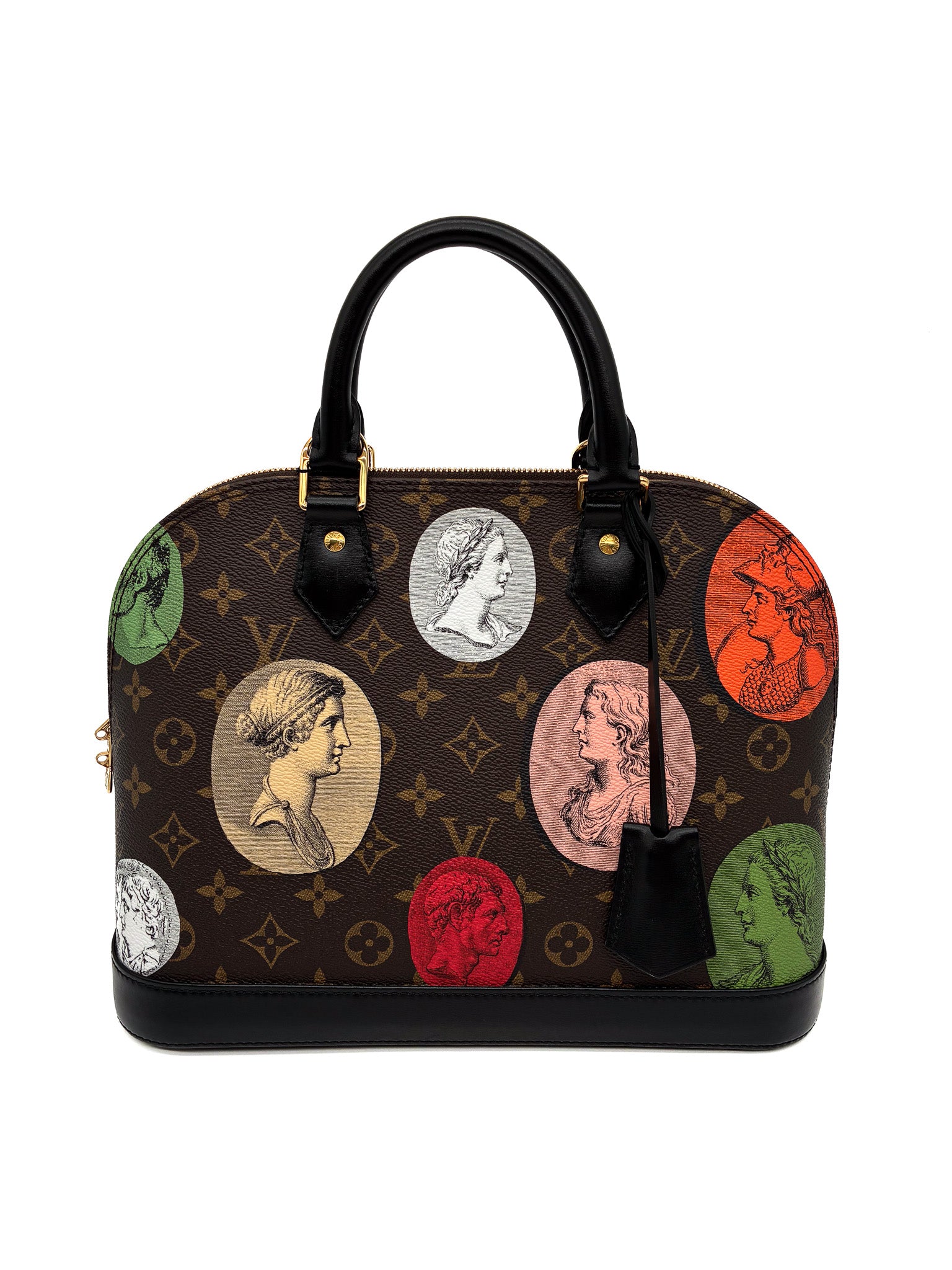 LOUIS VUITTON X FORNASETTI Monogram Cameo Alma PM
