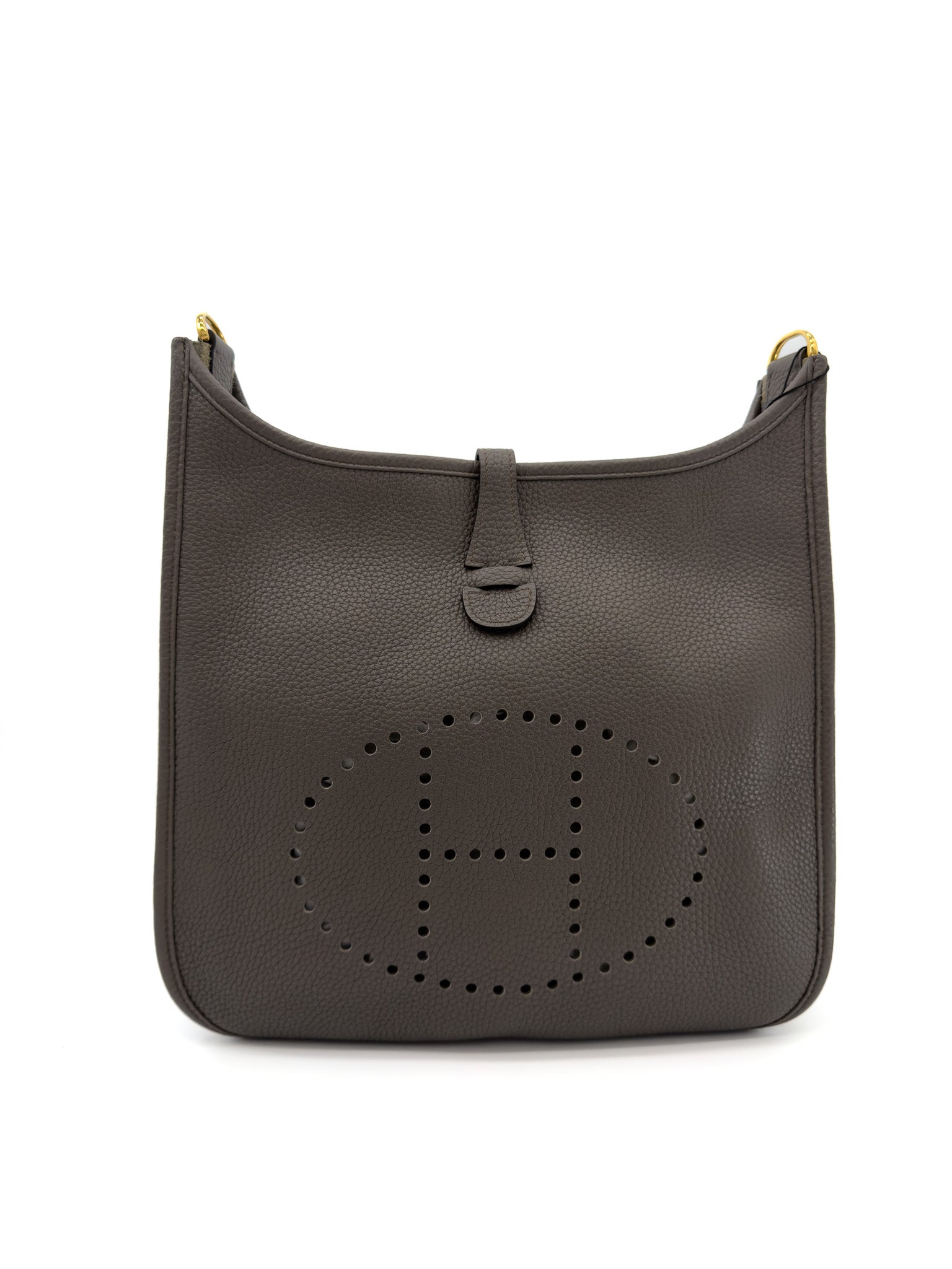 Hermes Taurillon Clemence EVELYNE III 29 PM Etain