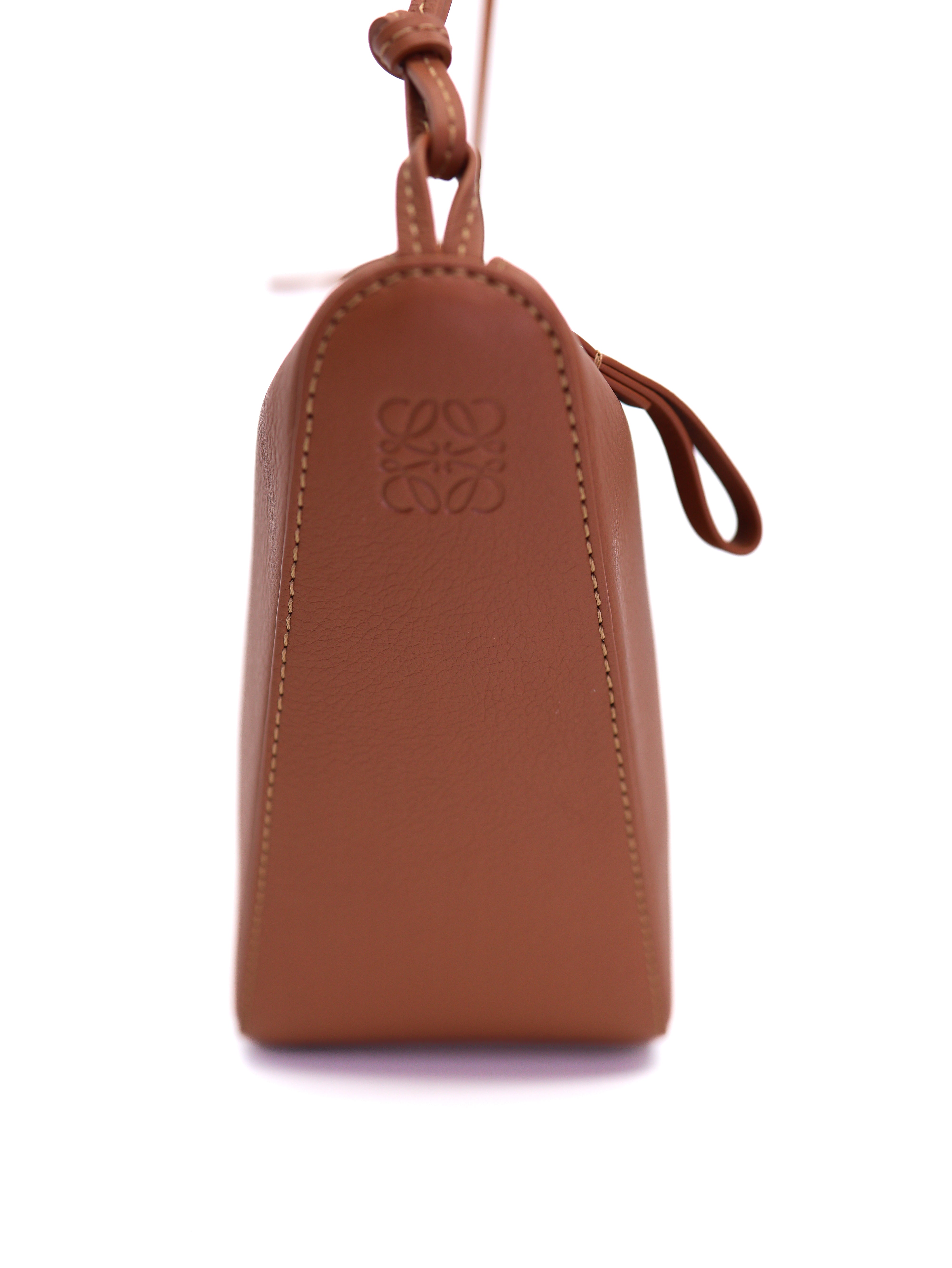 Loewe  Calfskin Mini Hammock Hobo Tan