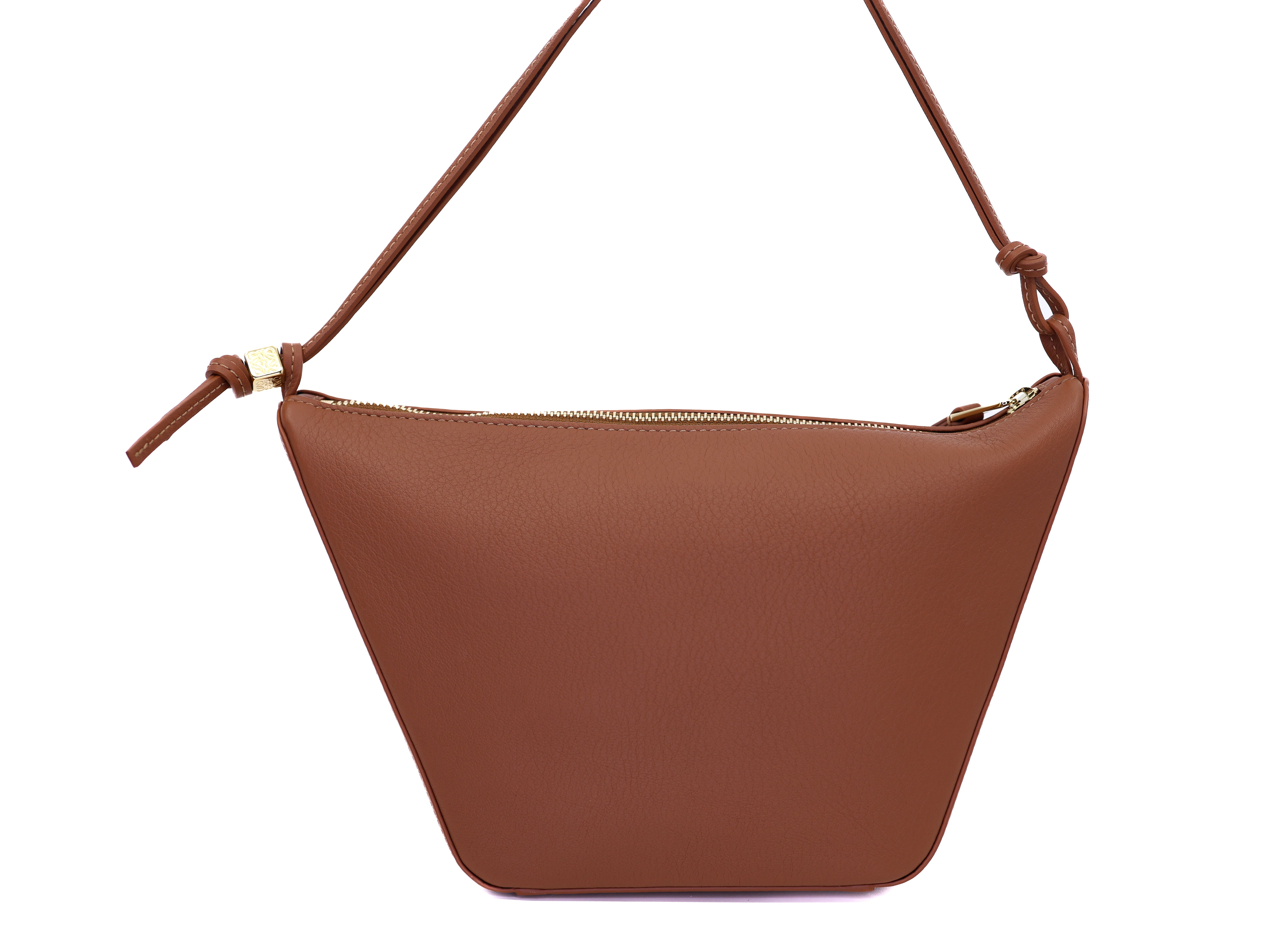 Loewe  Calfskin Mini Hammock Hobo Tan