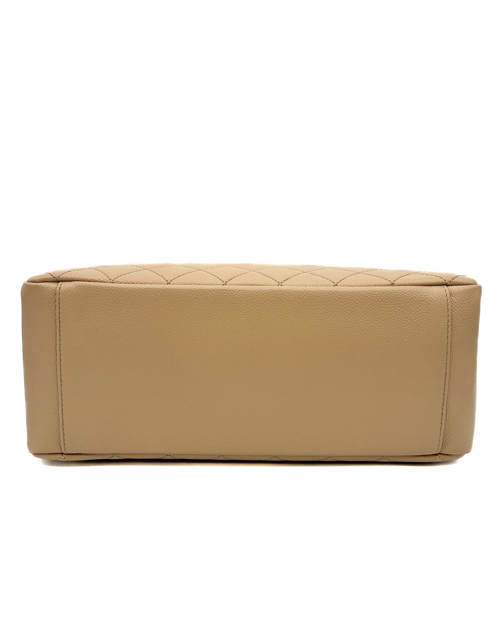 CHANEL GST GRAND SHOPPING TOTE BEIGE CAVIAR GHW
