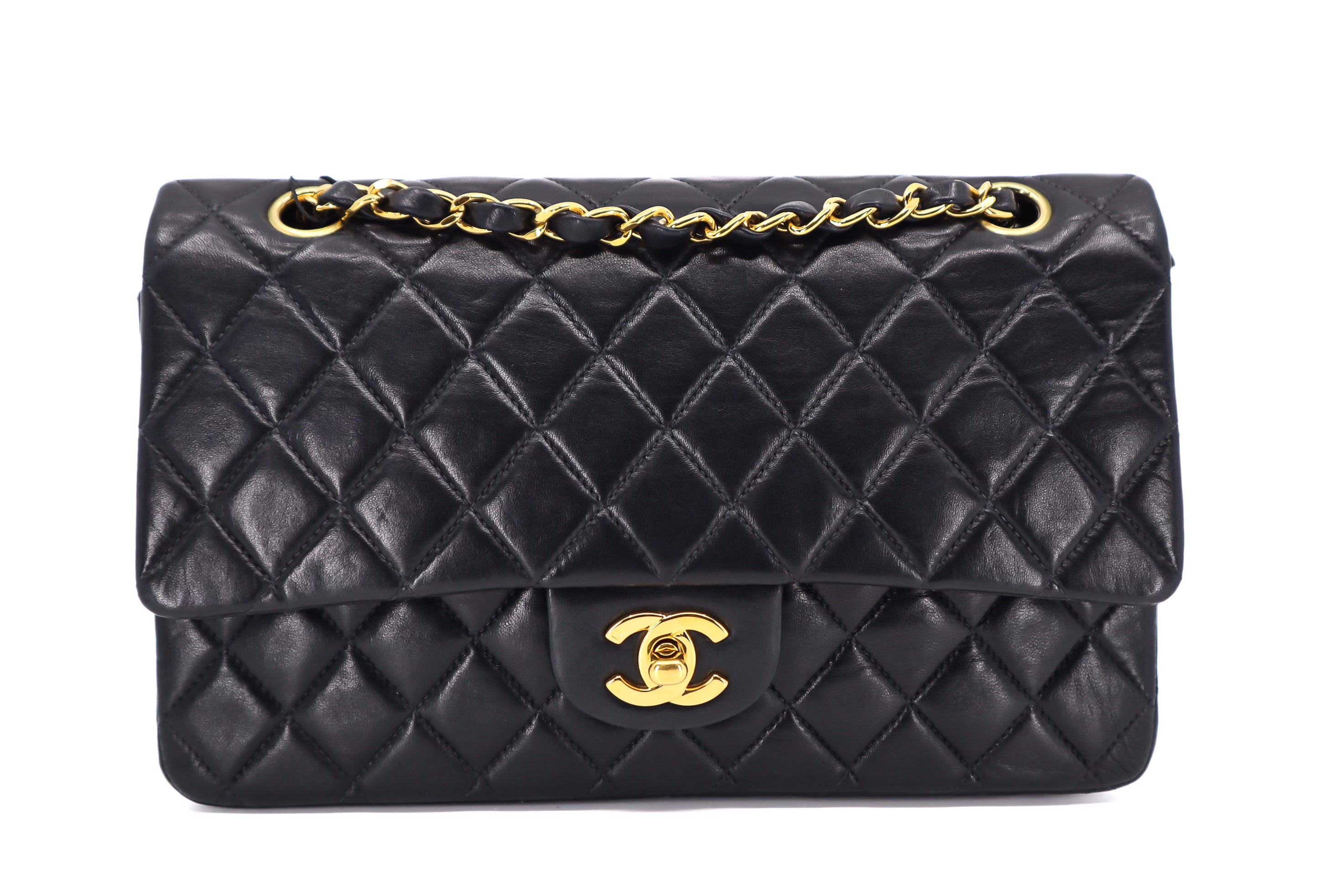 Chanel Classic Double Flap Medium Lambskin Gold Hardware