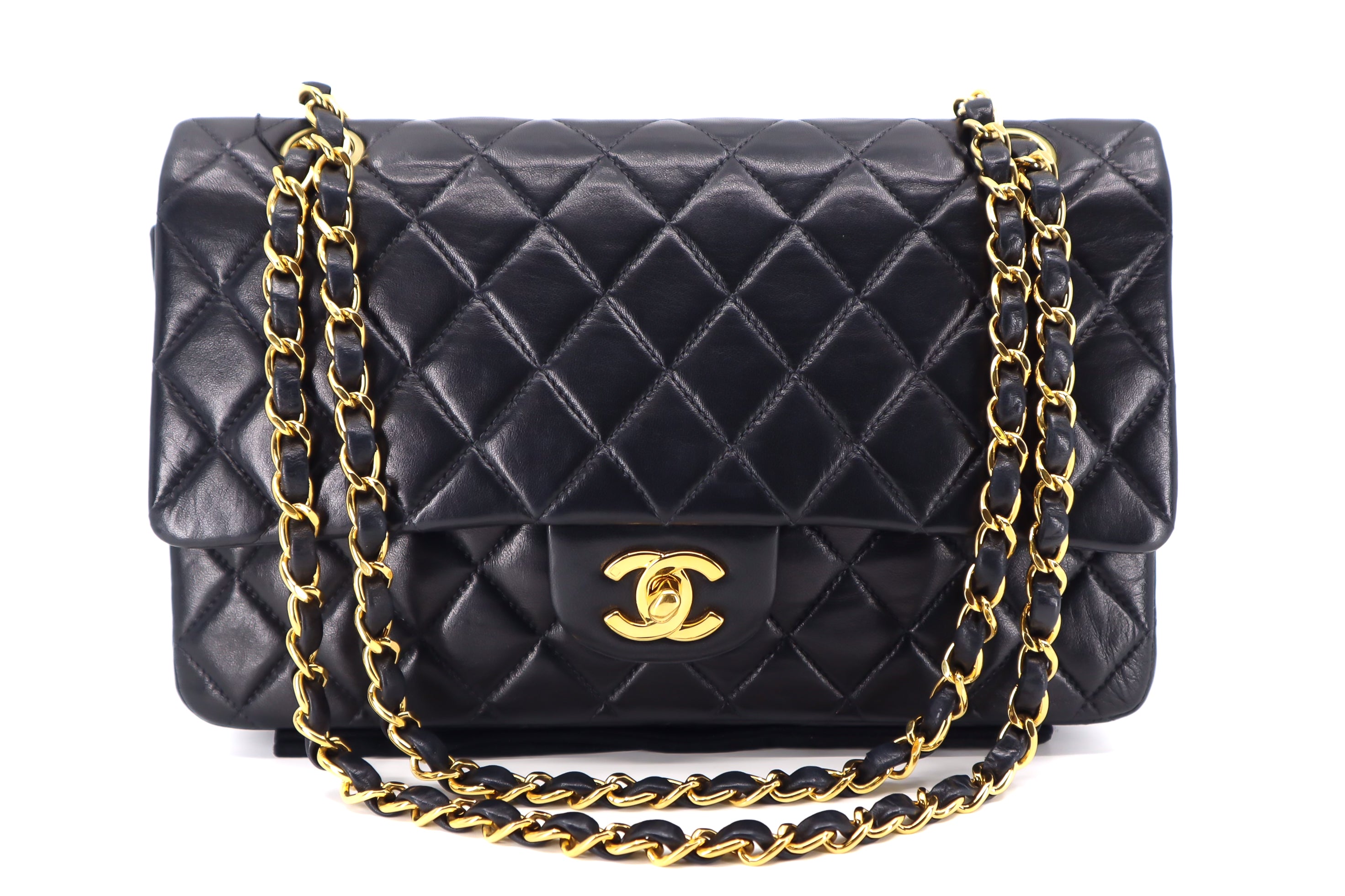 Chanel Classic Double Flap Medium Lambskin Gold Hardware