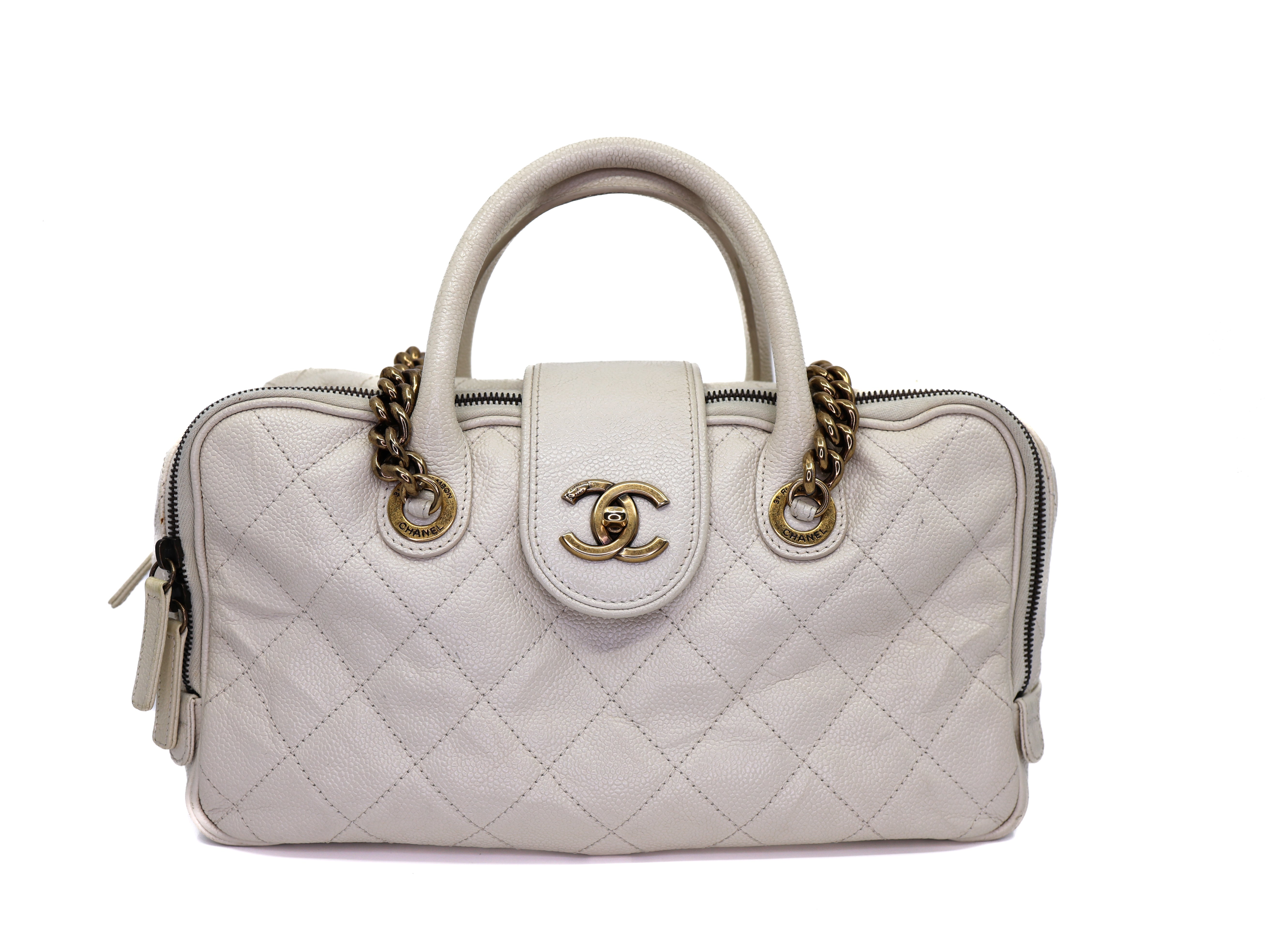 Chanel Bowling Bag leather bowling bag