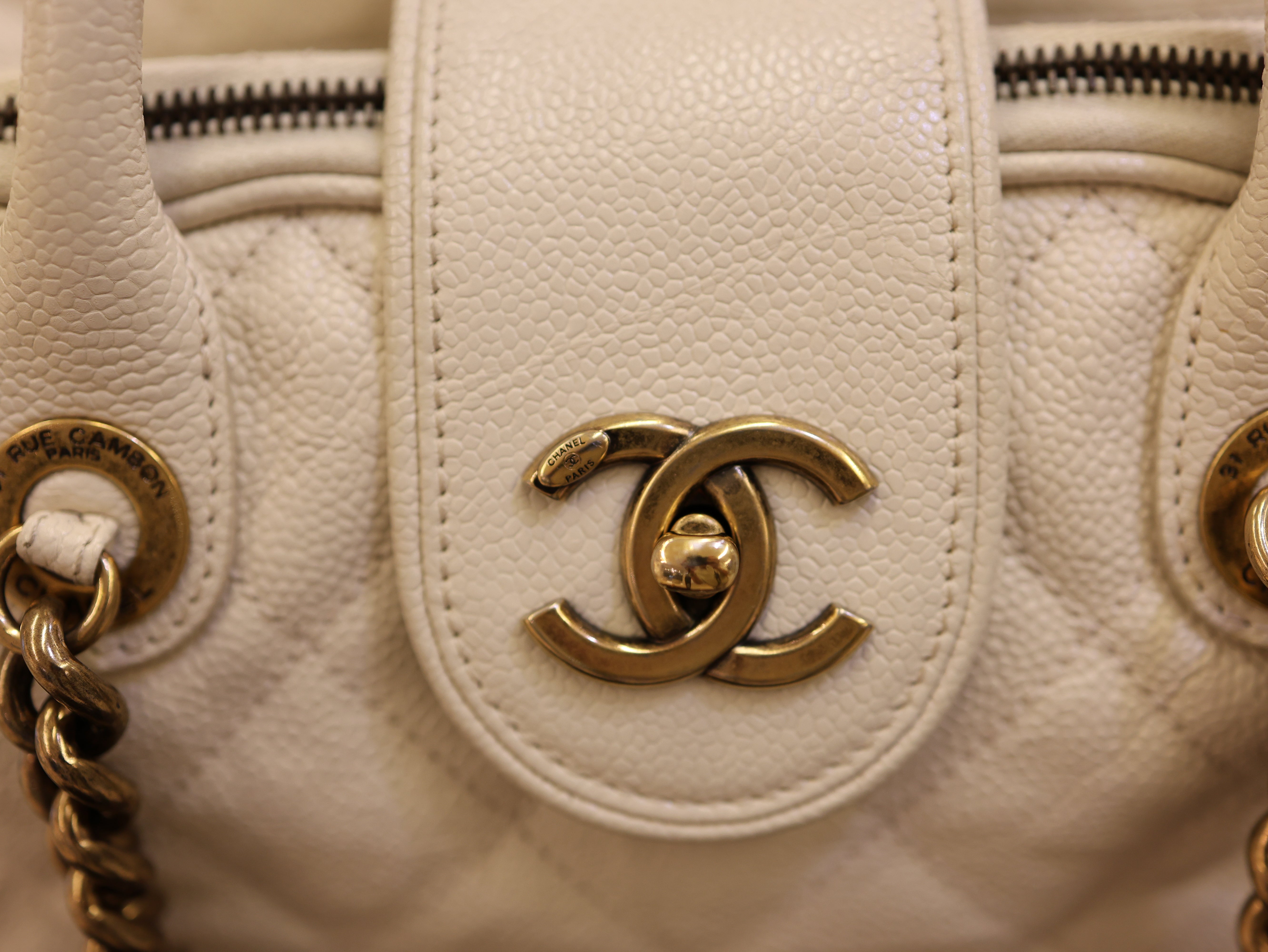 Chanel Bowling Bag leather bowling bag