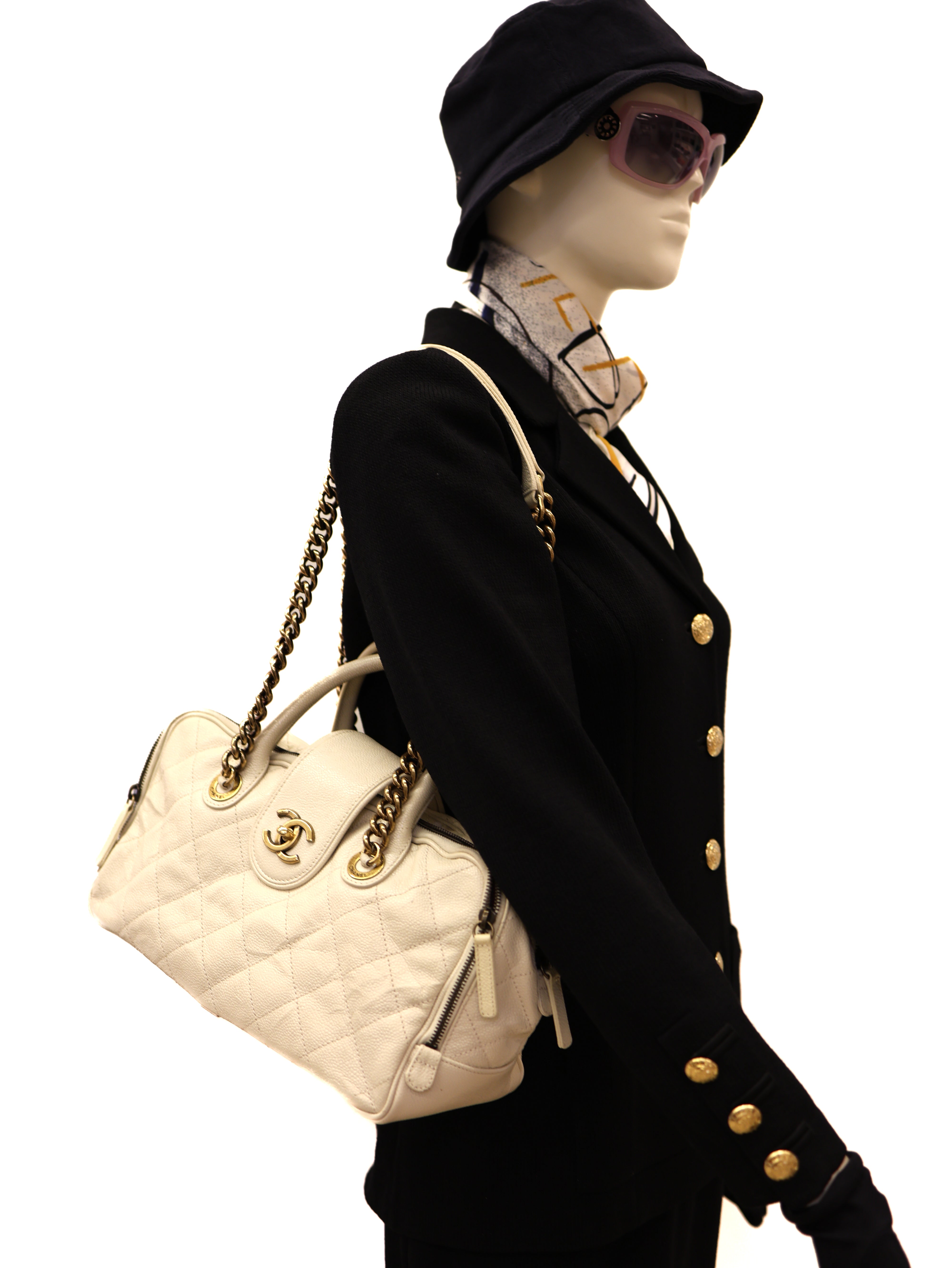 Chanel Bowling Bag leather bowling bag