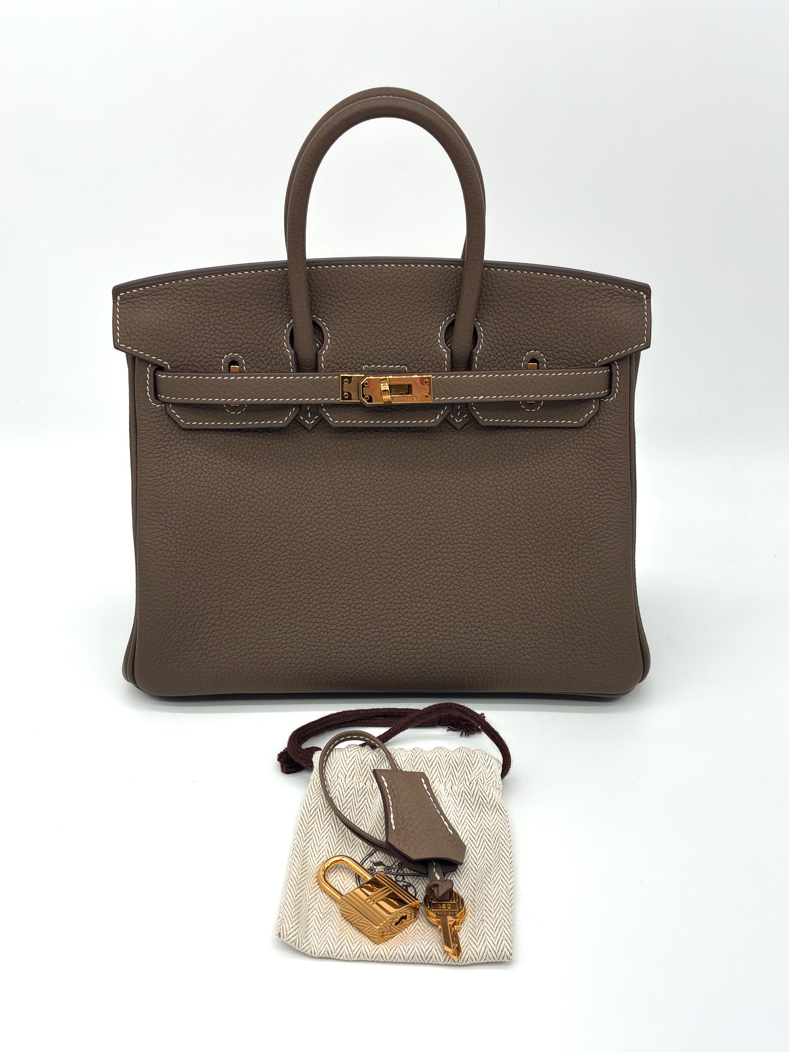 Hermes Togo Birkin 25 Etoupe