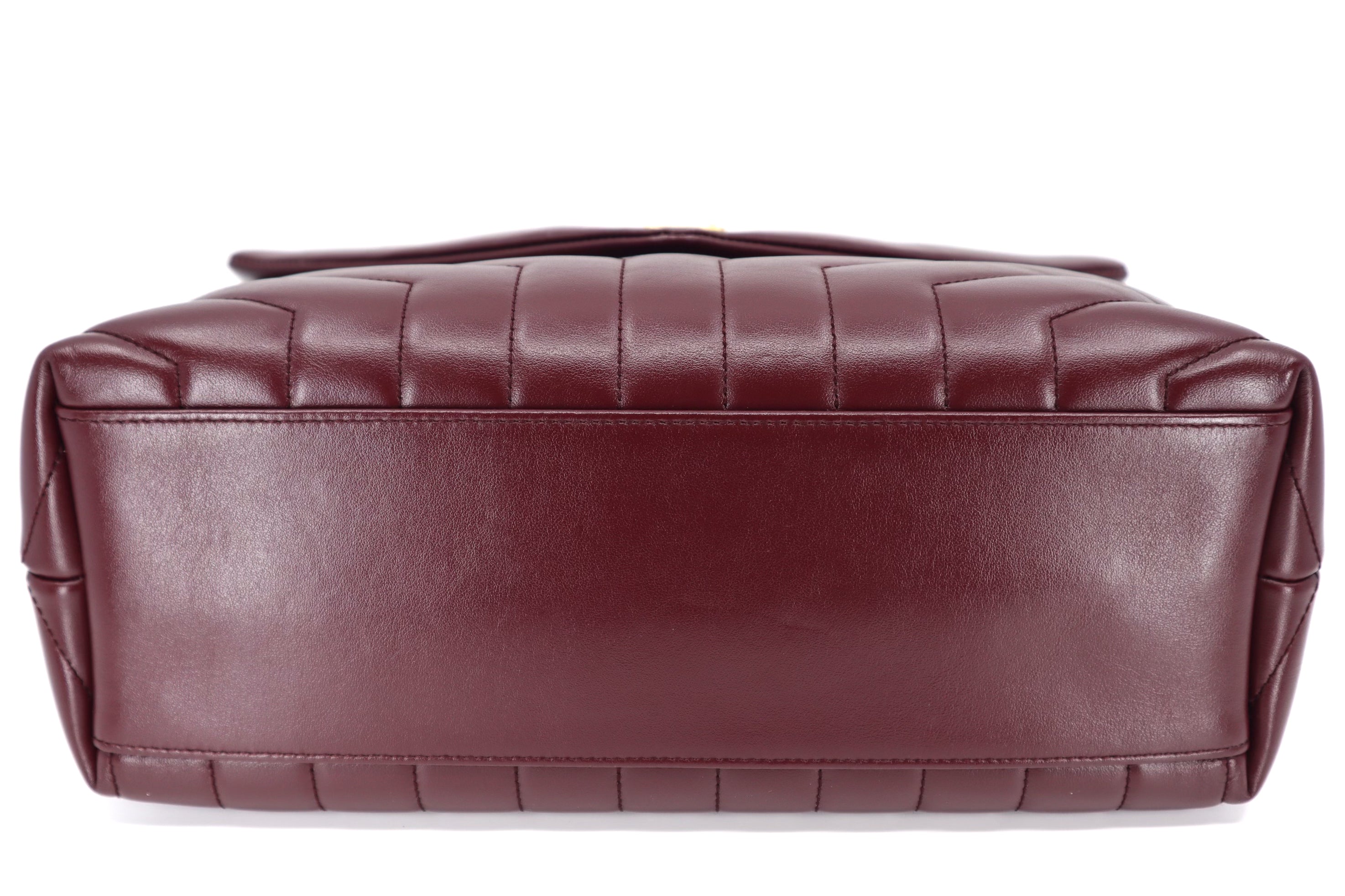 Saint Laurent Loulou Burgundy (Medium)