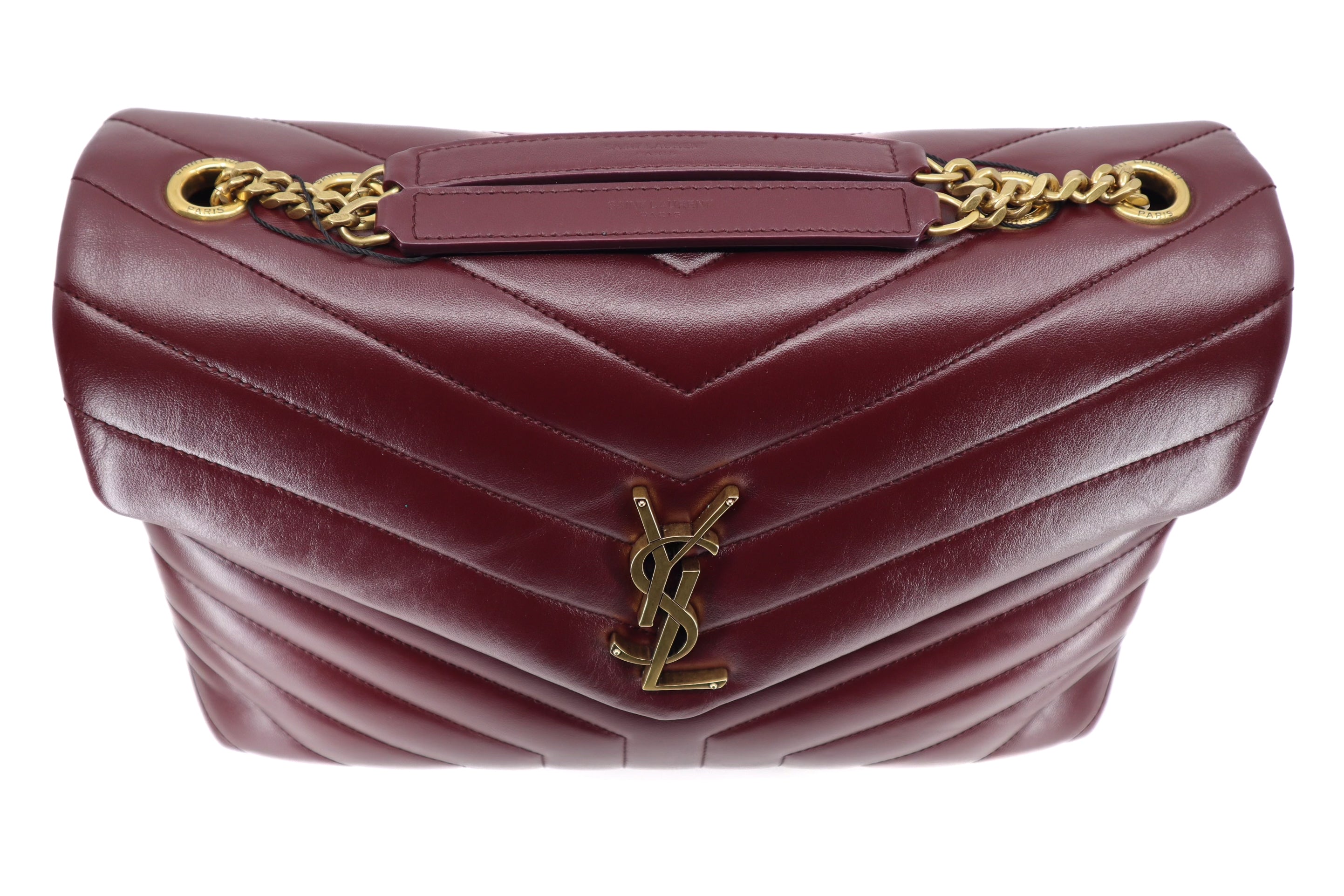 Saint Laurent Loulou Burgundy (Medium)