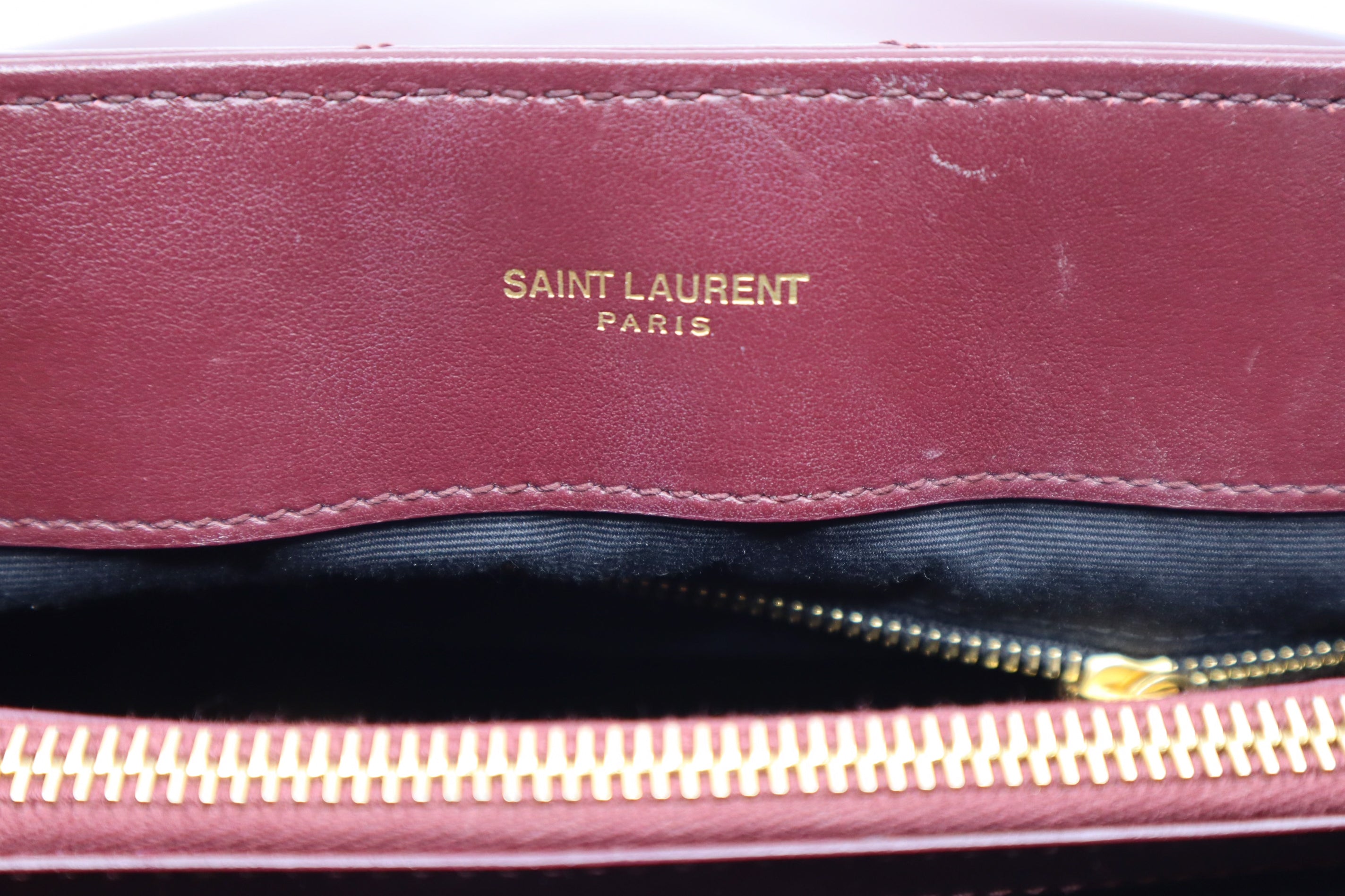 Saint Laurent Loulou Burgundy (Medium)