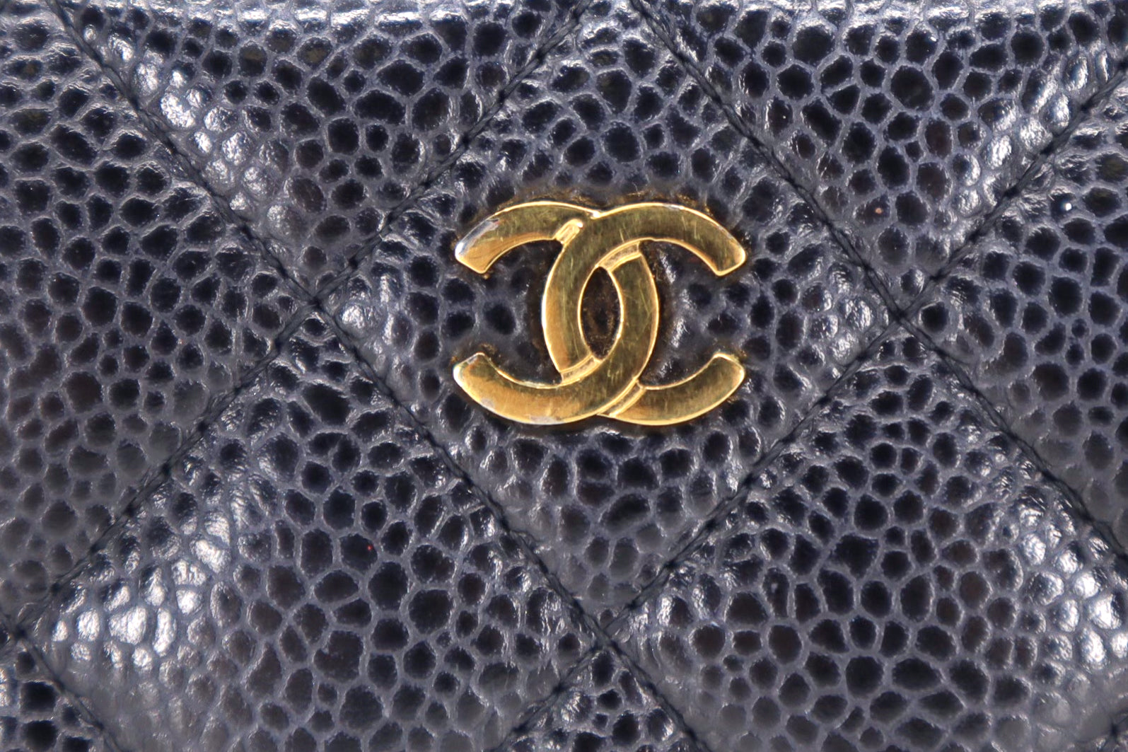 Chanel Zippy Long Wallet in Caviar Gold Hardware