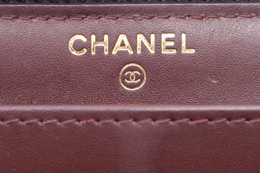 Chanel Zippy Long Wallet in Caviar Gold Hardware