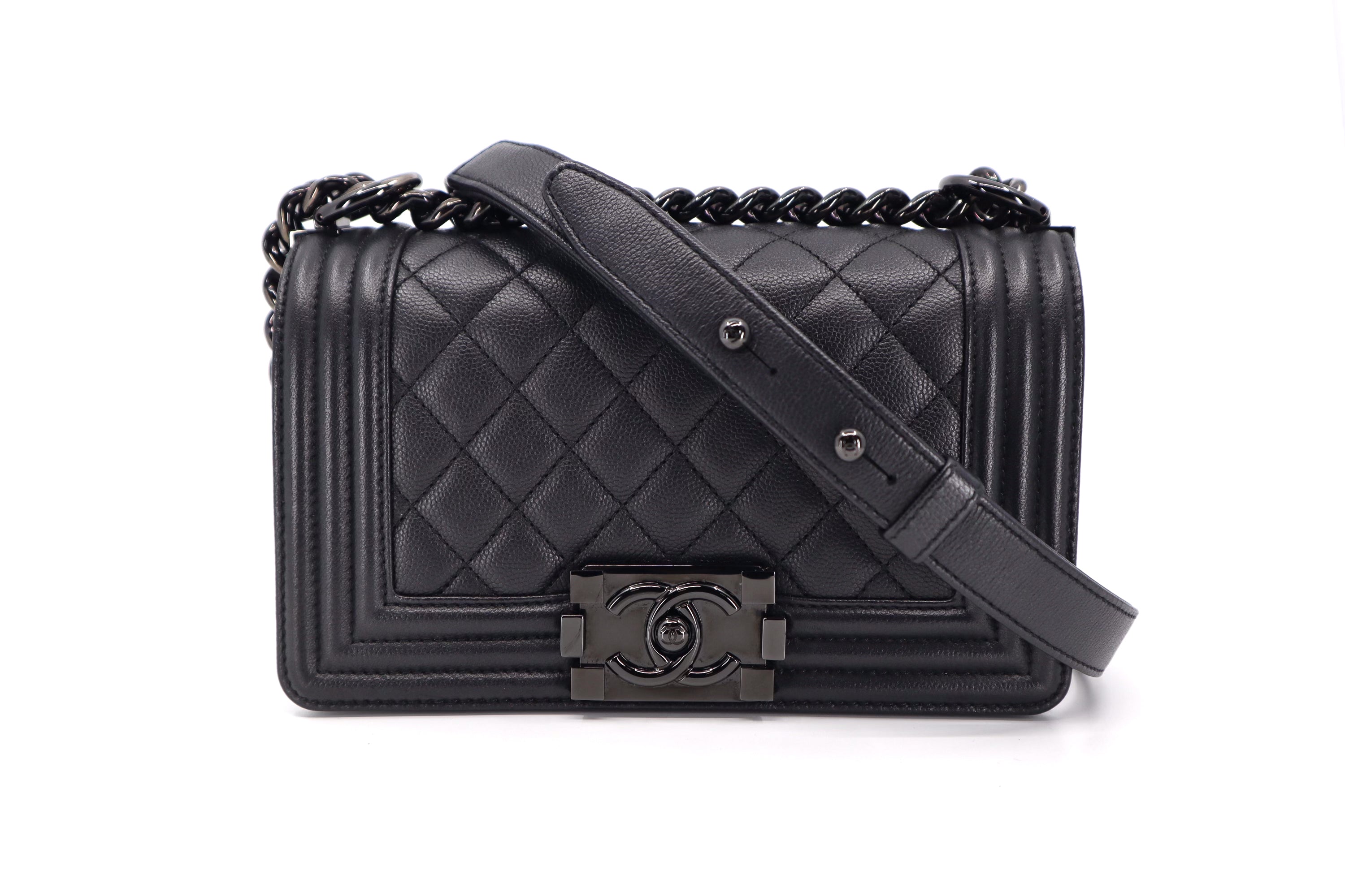 Chanel  Boy Small Caviar So Black BHW