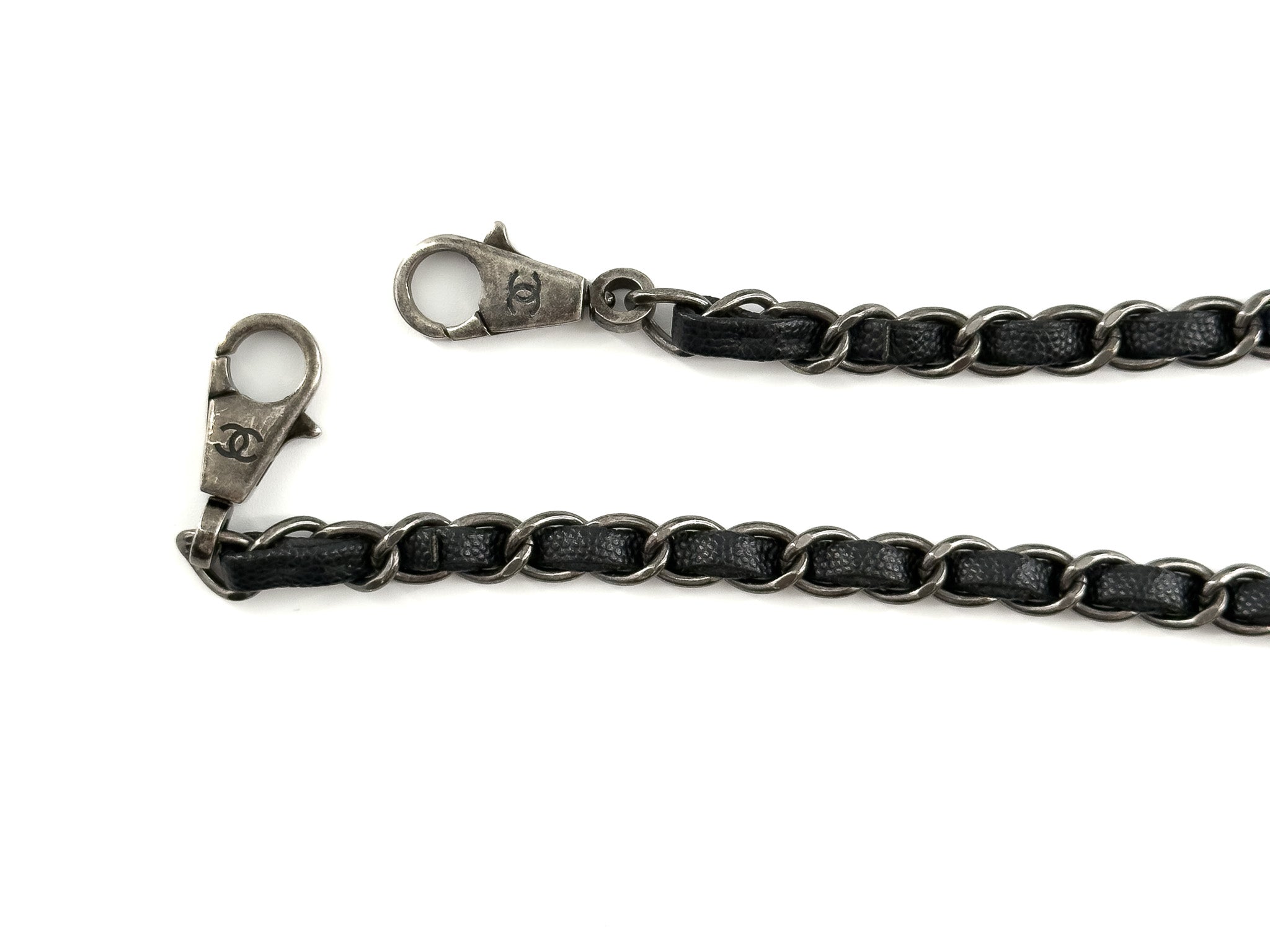 Chanel Black Quilted Caviar Leather Medium Coco Handle Bag