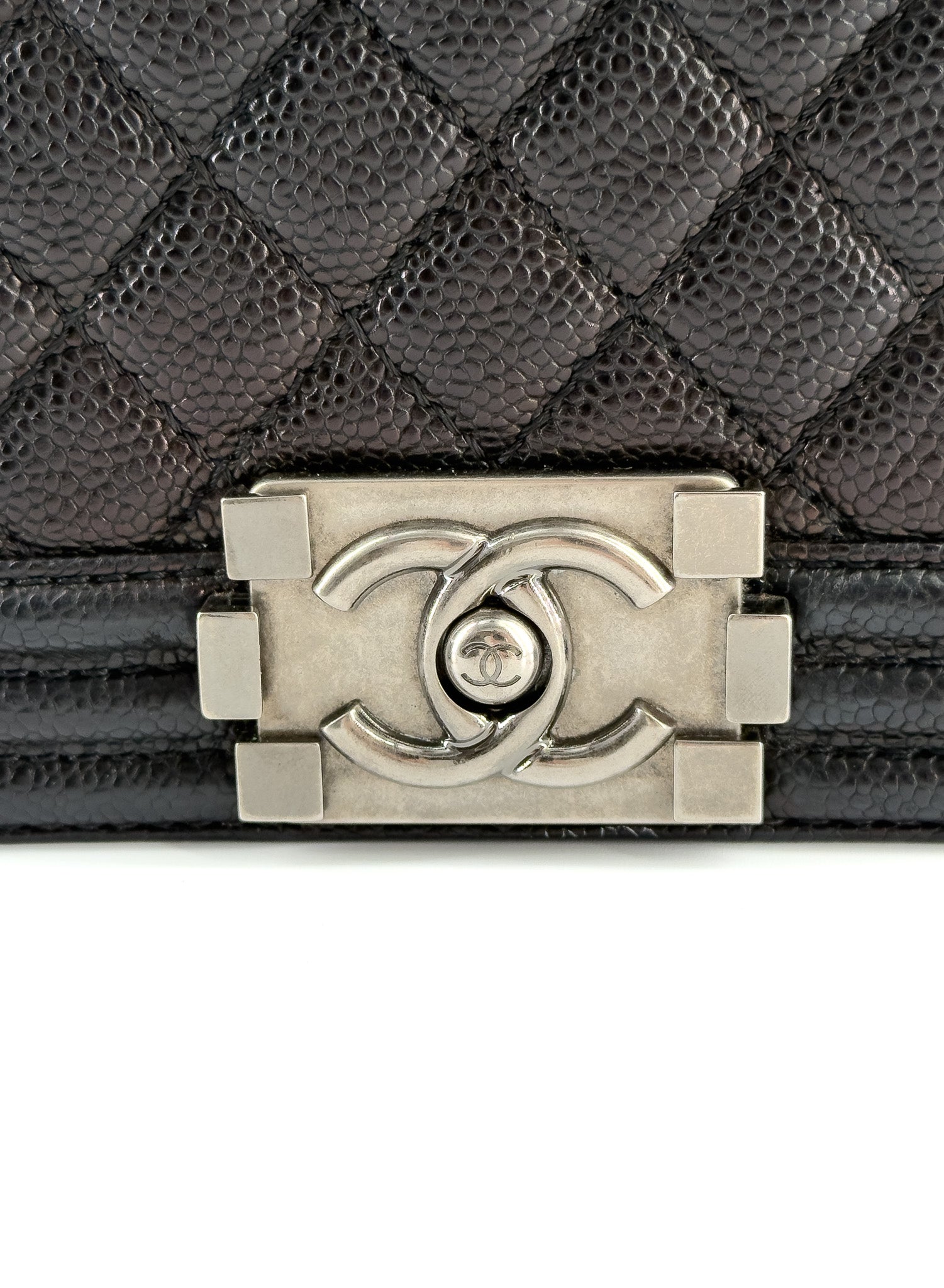 Chanel Caviar Quilted Large Boy Flap Black